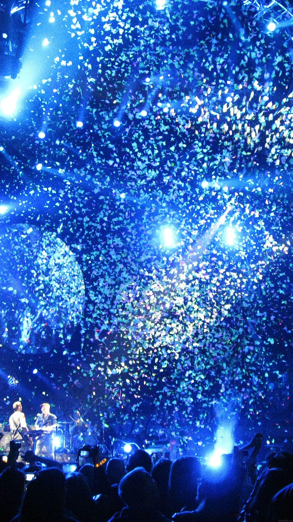 1242x2208 Hình nền iPhone - hình nền Coldplay buổi hòa nhạc blue