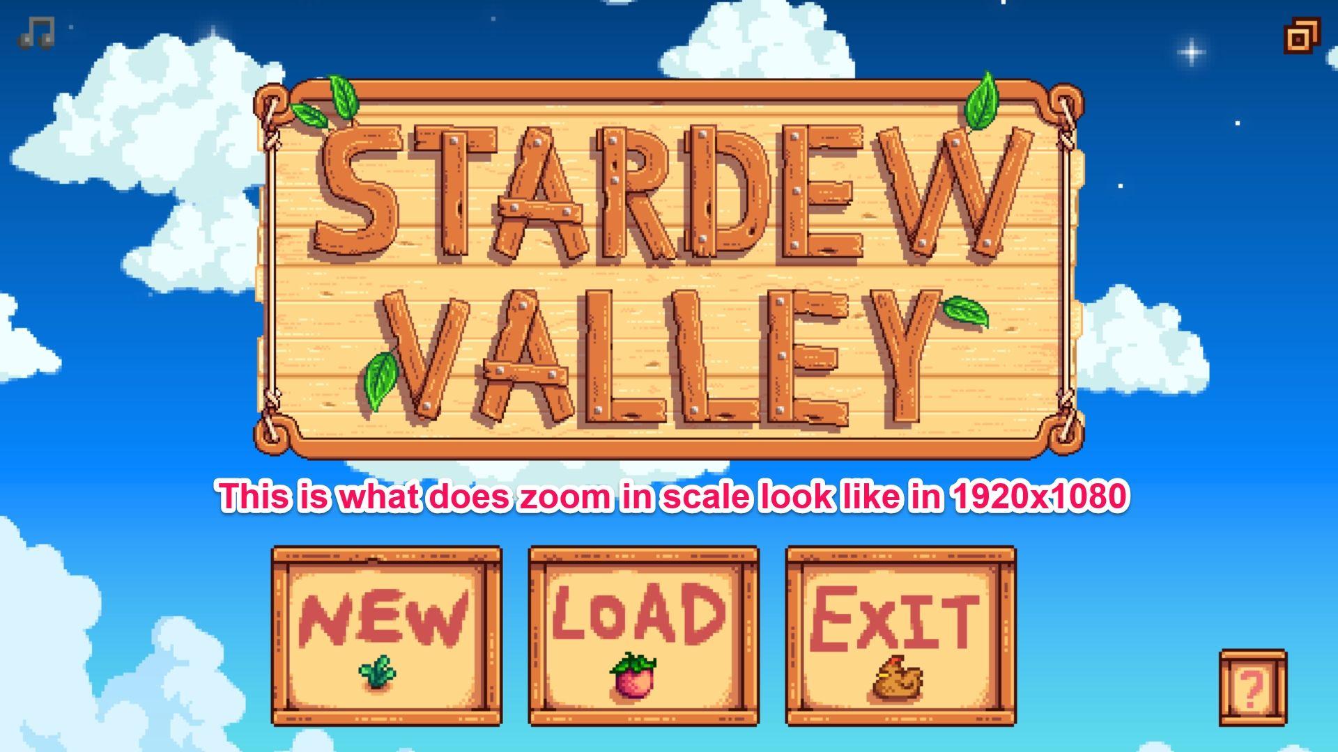 1920x1080 Steam Community - Guide - Fix Display Scaling / Zoom In / FOV in Stardew Valley