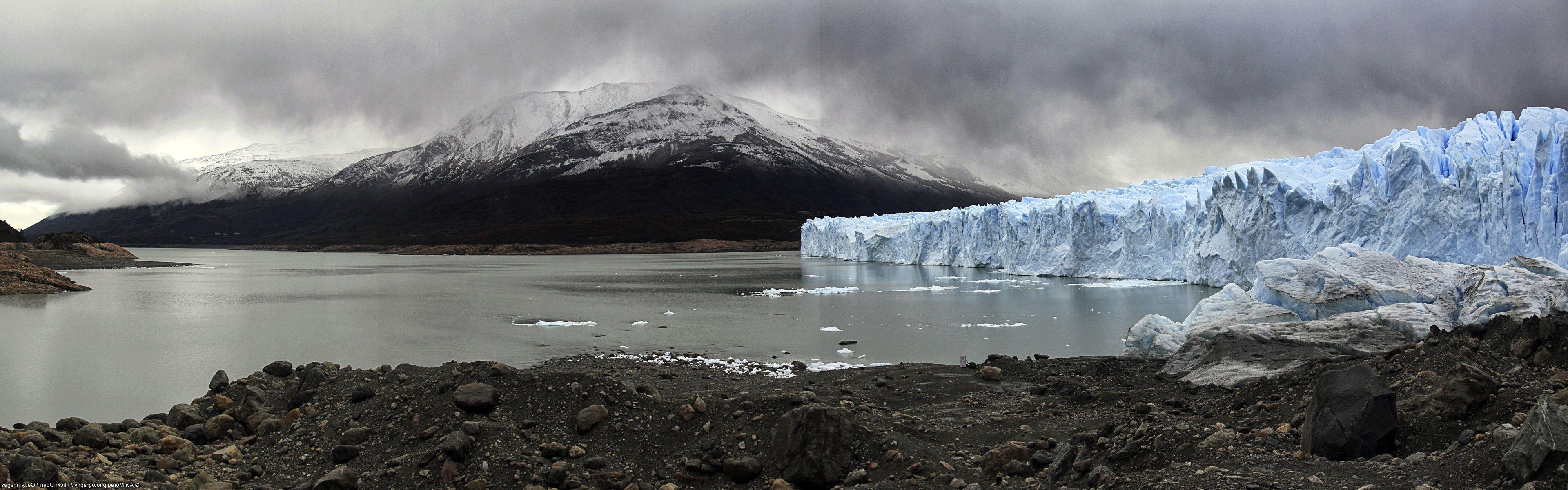 3840x1200 nature, Landscape, Glaciers, Ice, Mountain Wallpaper HD / Desktop and Mobile Background