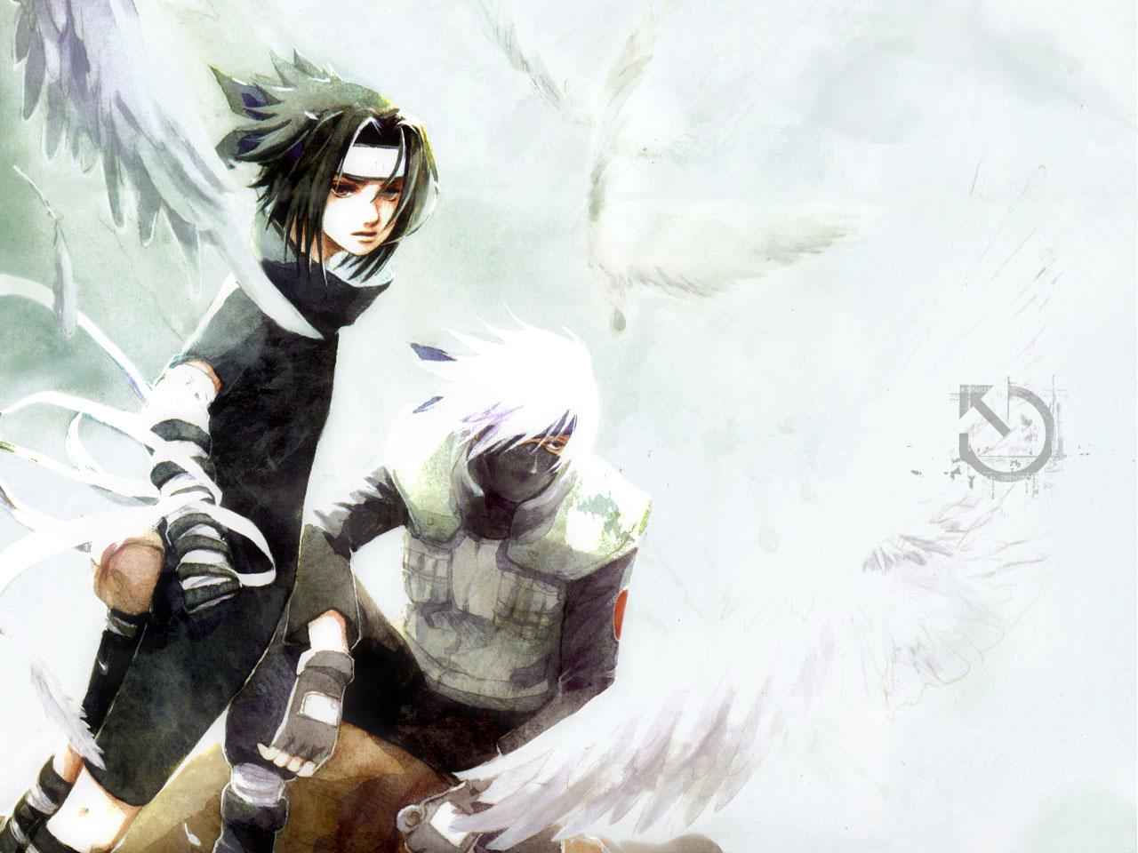 1280x960 Kakashi hatake naruto shippuden uchiha sasuke wallpaper