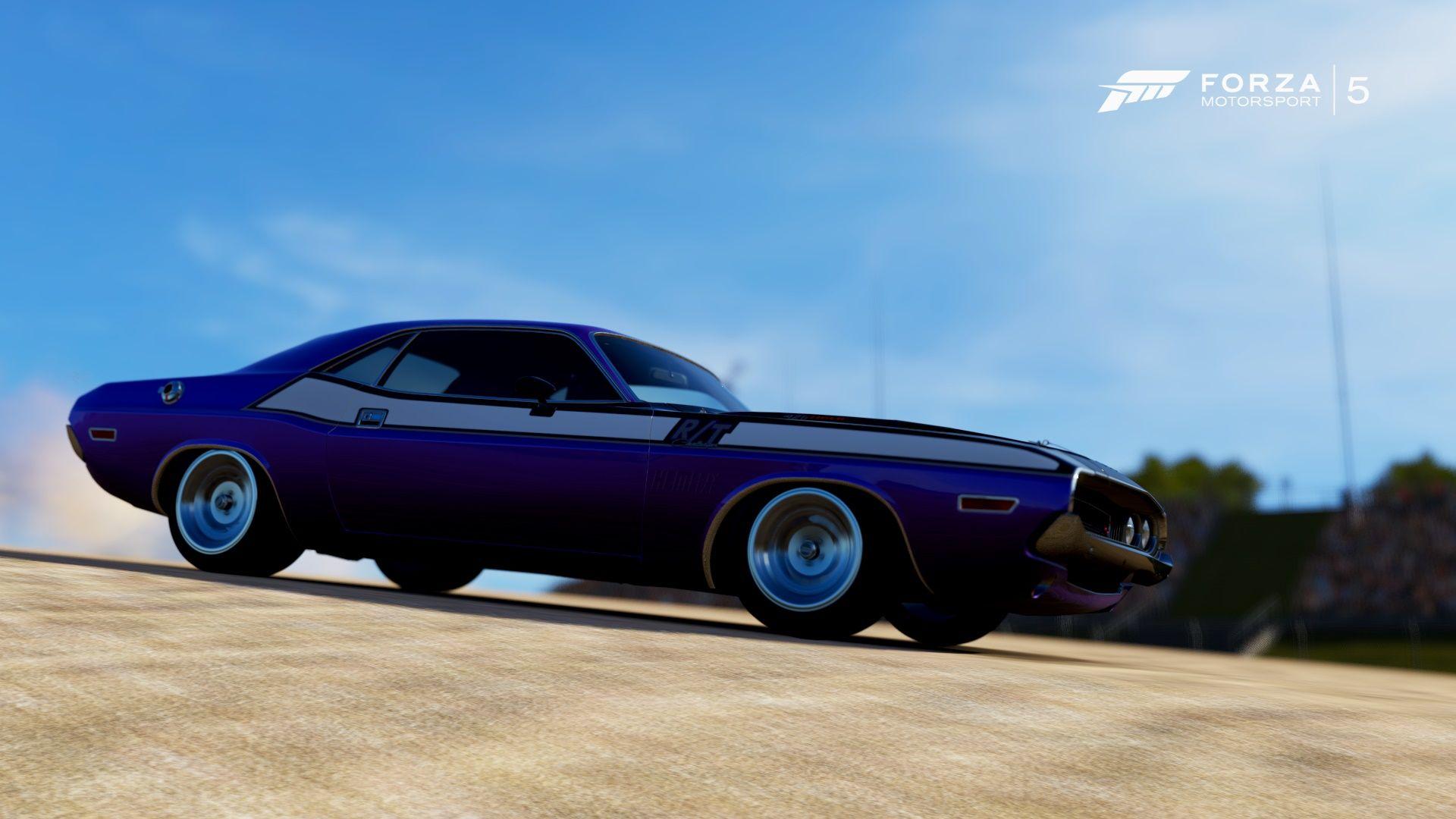 1920x1080 car, Muscle Cars, Dodge, Dodge Challenger, Video Games, Forza Motorsport, Blue Cars Wallpaper HD / Desktop and Mobile Background