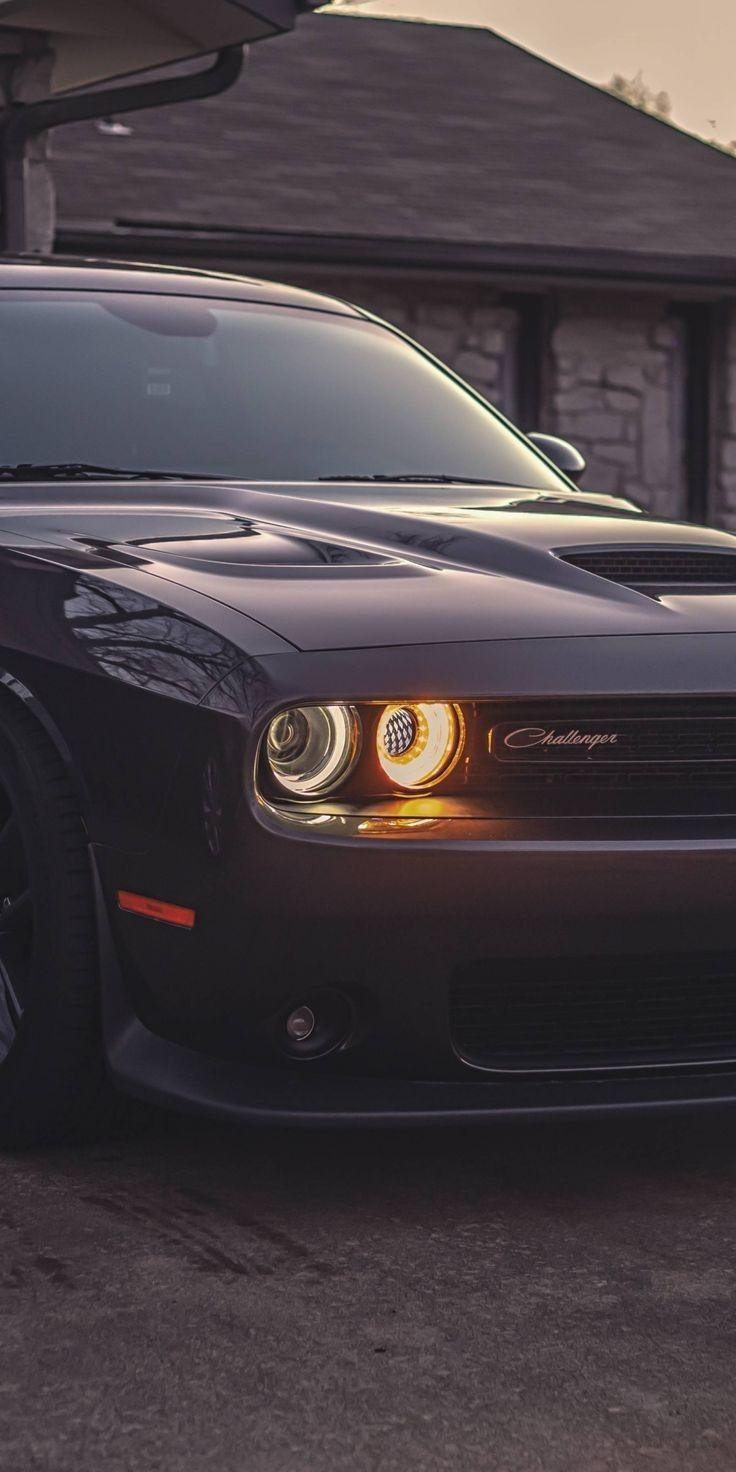 736x1472 Mobile wallpaper. Dodge challenger, Dodge challenger black, Muscle cars
