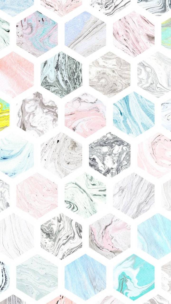 720x1280 Pastel Shapes wallpaper