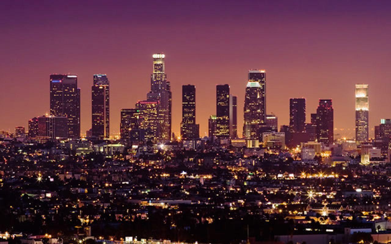 1280x800 High Definition Los Angeles Wallpaper Image In 3D For Download
