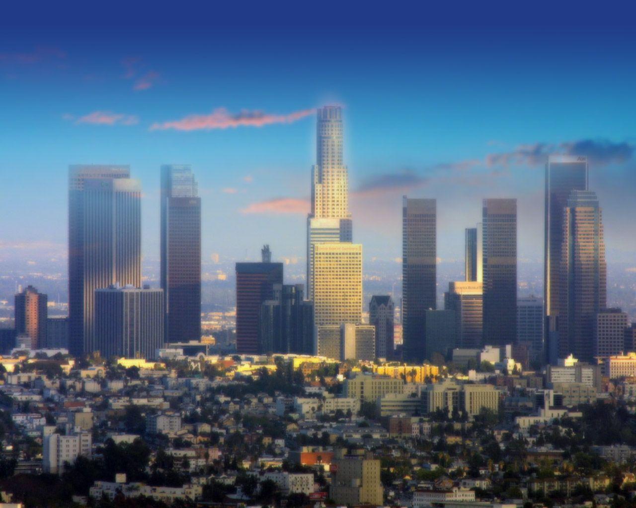 1280x1024 3 Skyline HD Wallpaper Angeles HD Wallpaper