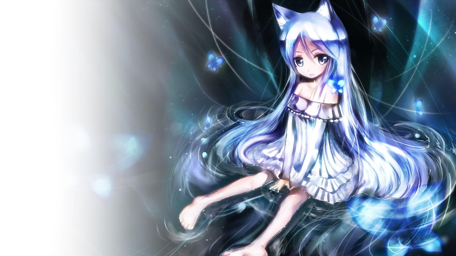 1920x1080 Anime Cat Girl Wallpaper