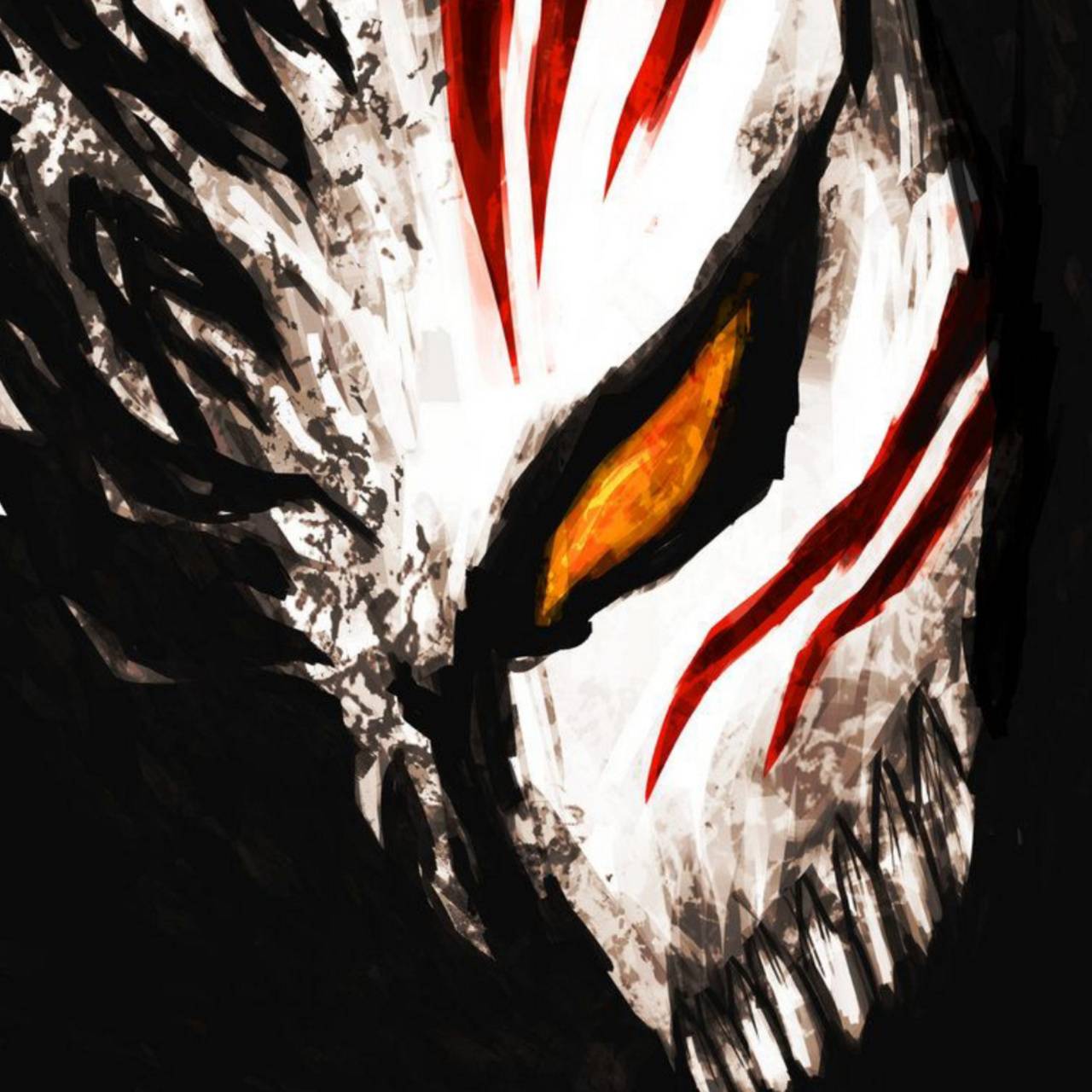 1280x1280 Bleach Ichigo Hollow Mask Wallpaper HD