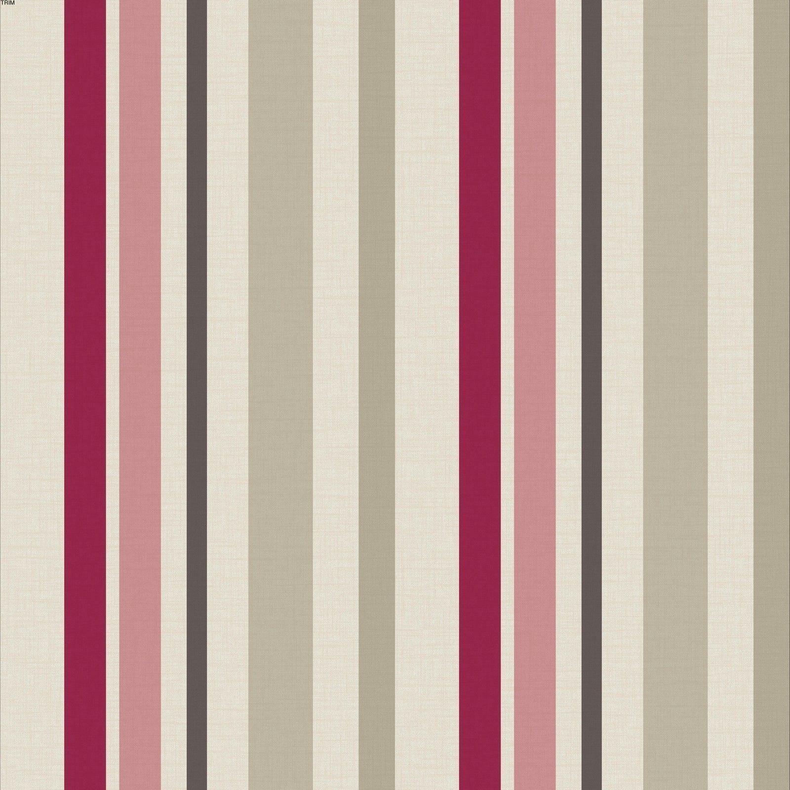1600x1600 Matisse Red / Pink / Taupe Striped Wallpaper