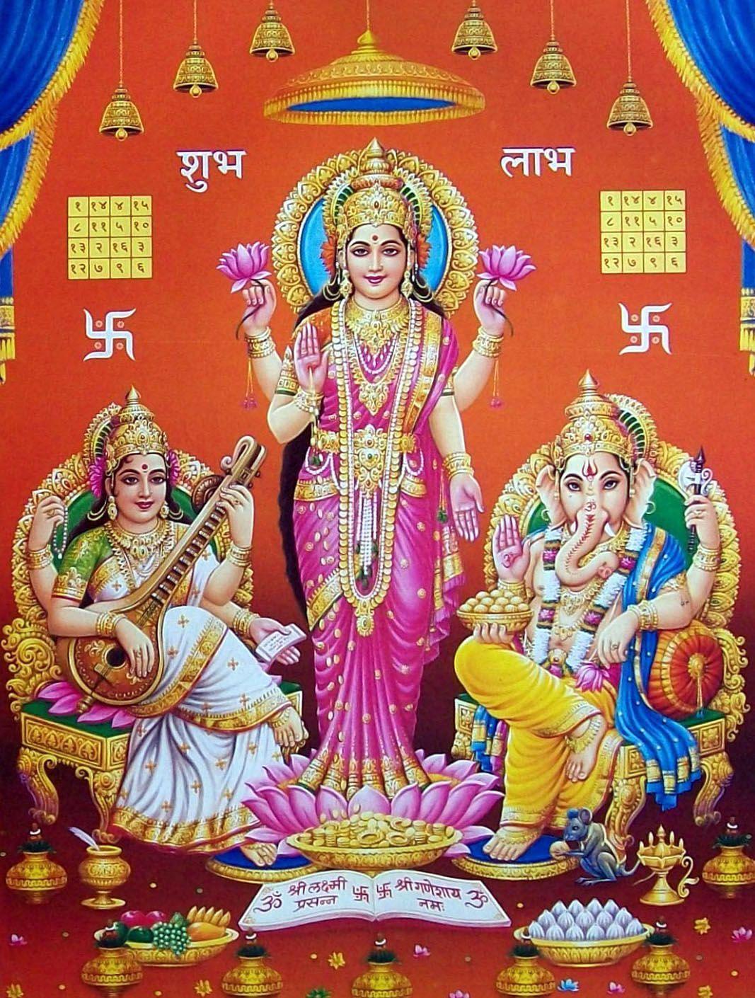 Laxmi Ganesh Saraswati Wallpapers Top Free Laxmi Ganesh Saraswati