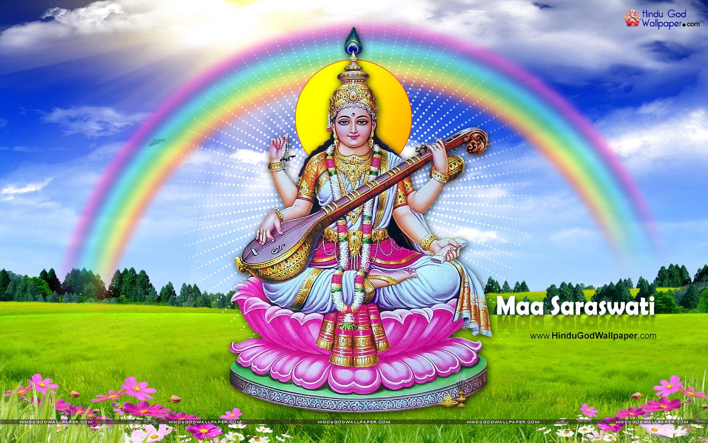 1440x900 Goddess Saraswati HD Wallpaper Full Size Download