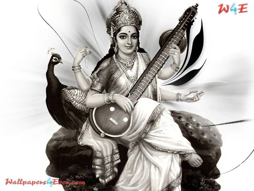 1024x768 saraswati mata wallpaper