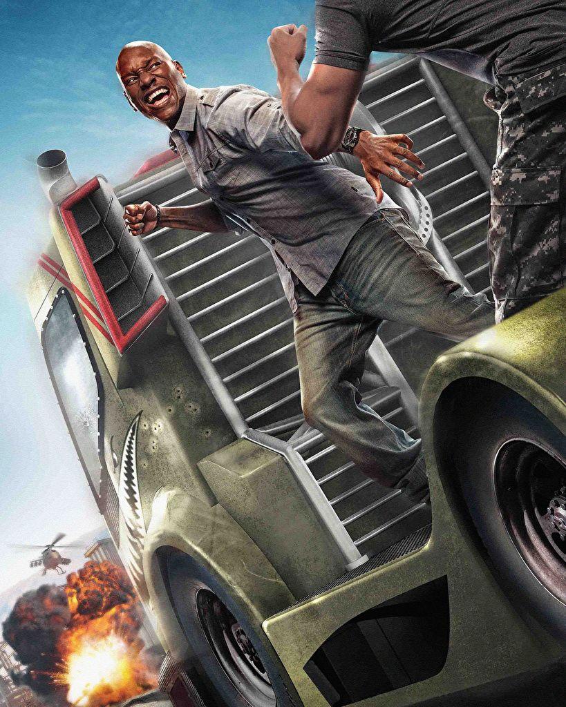 819x1024 Wallpaper The Fate of the Furious Man Fight Negroid Movies