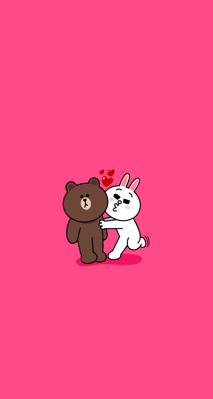 744x1392 Brown And Cony Wallpaper