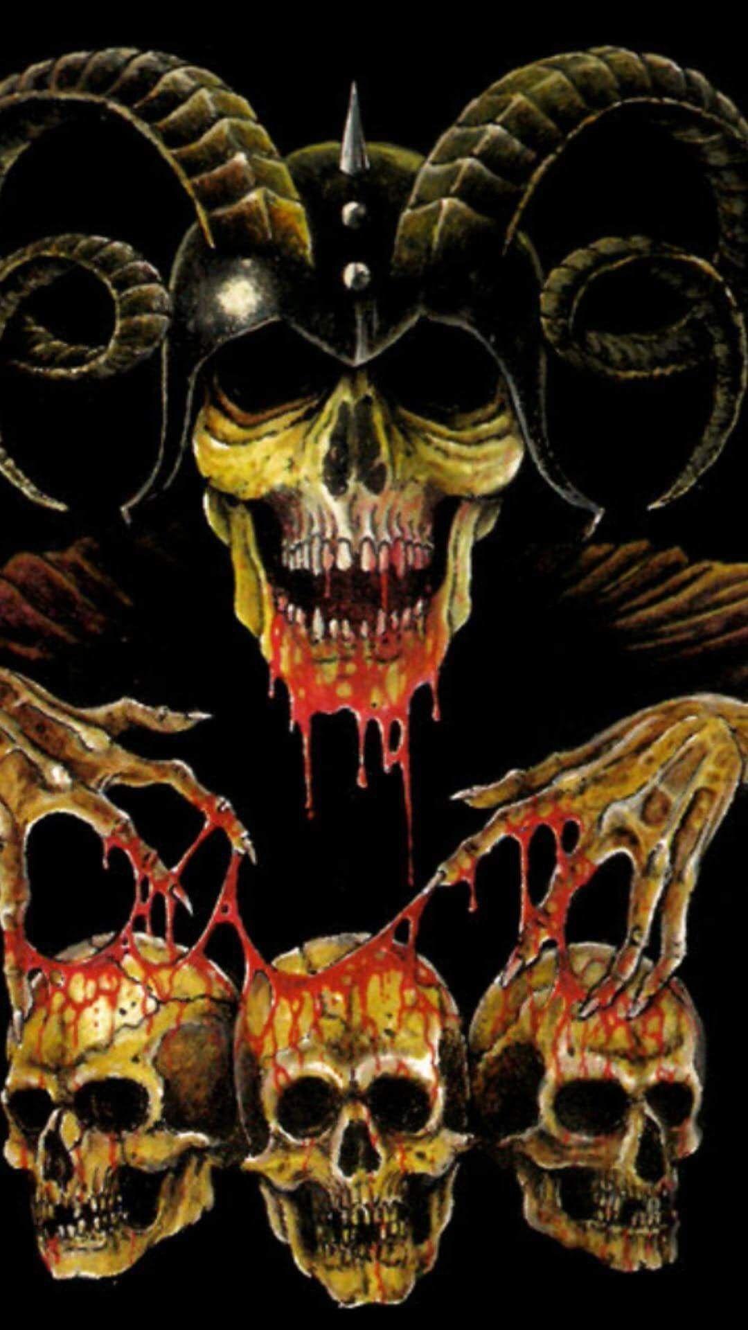 1080x1920 Skulls. Skull picture, Skull wallpaper, Skull art
