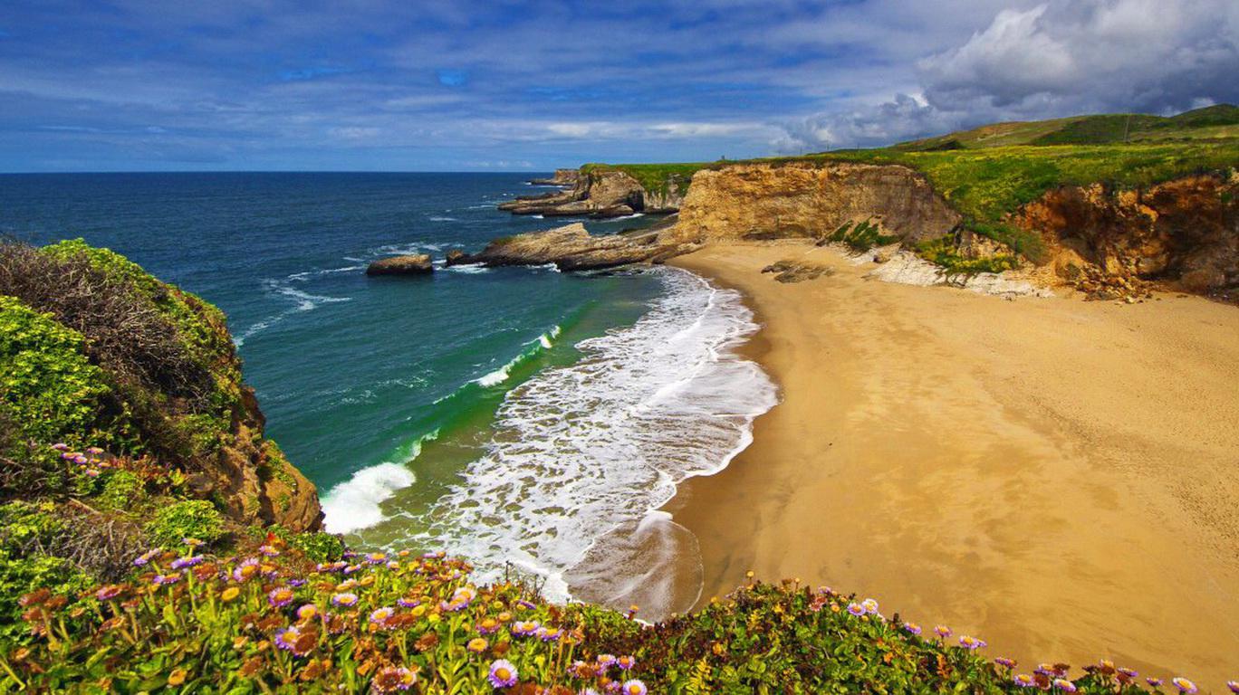 1368x768 Panther beach santa cruz ca