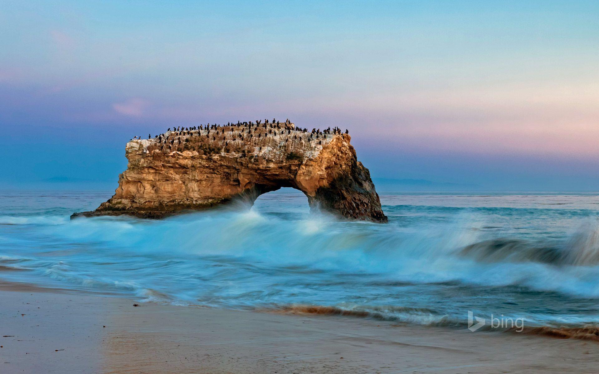 1920x1200 Natural Bridges State Beach, Santa Cruz, California