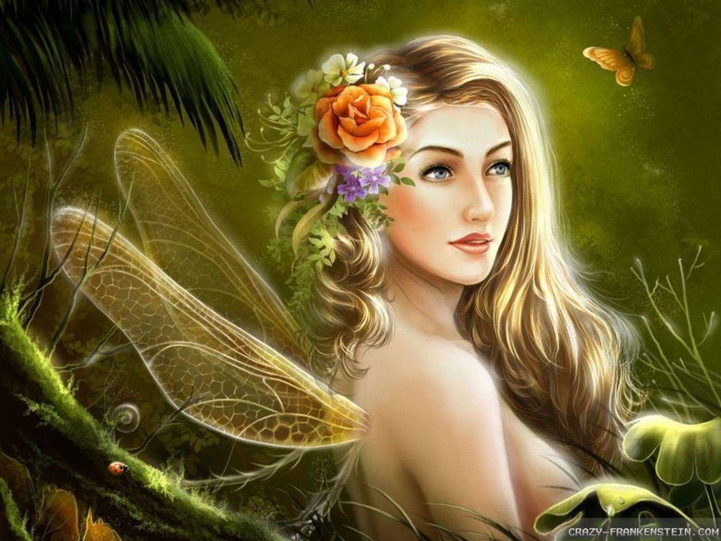 1024x768 Beautiful Fairy Wallpaper