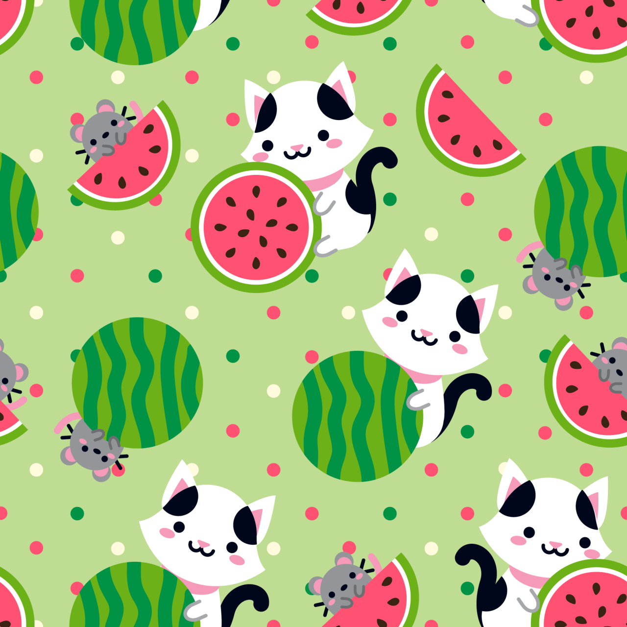 1280x1280 Hikari & Kuroi. Cat wallpaper, Cute wallpaper for phone, Cute wallpaper