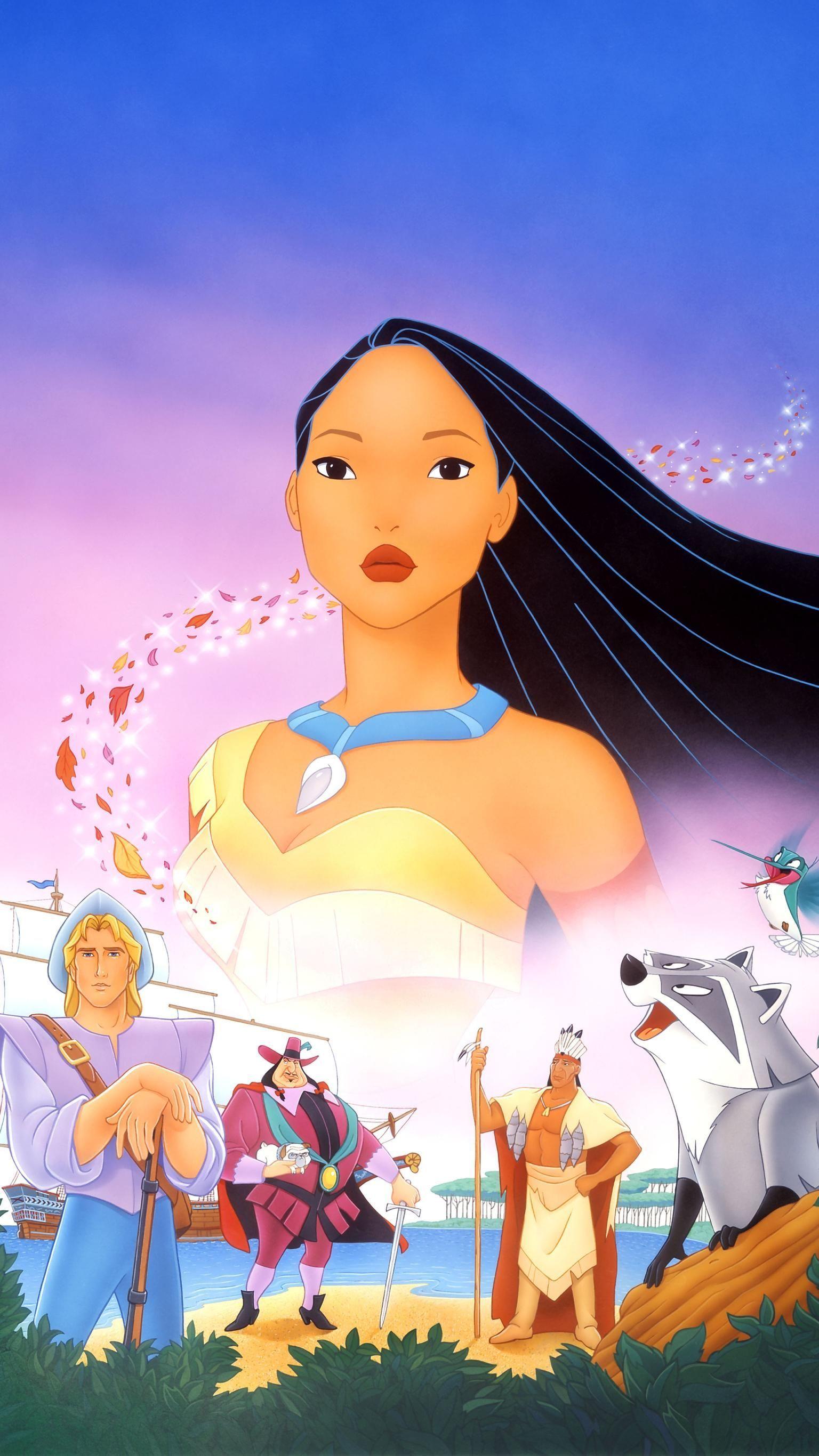 1536x2732 Pocahontas (1995) Phone Wallpaper. Moviemania. Cute disney picture, Disney pocahontas, Disney princess art