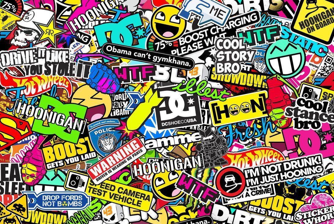 Sticker Collage Wallpapers Top Free Sticker Collage Backgrounds WallpaperAccess