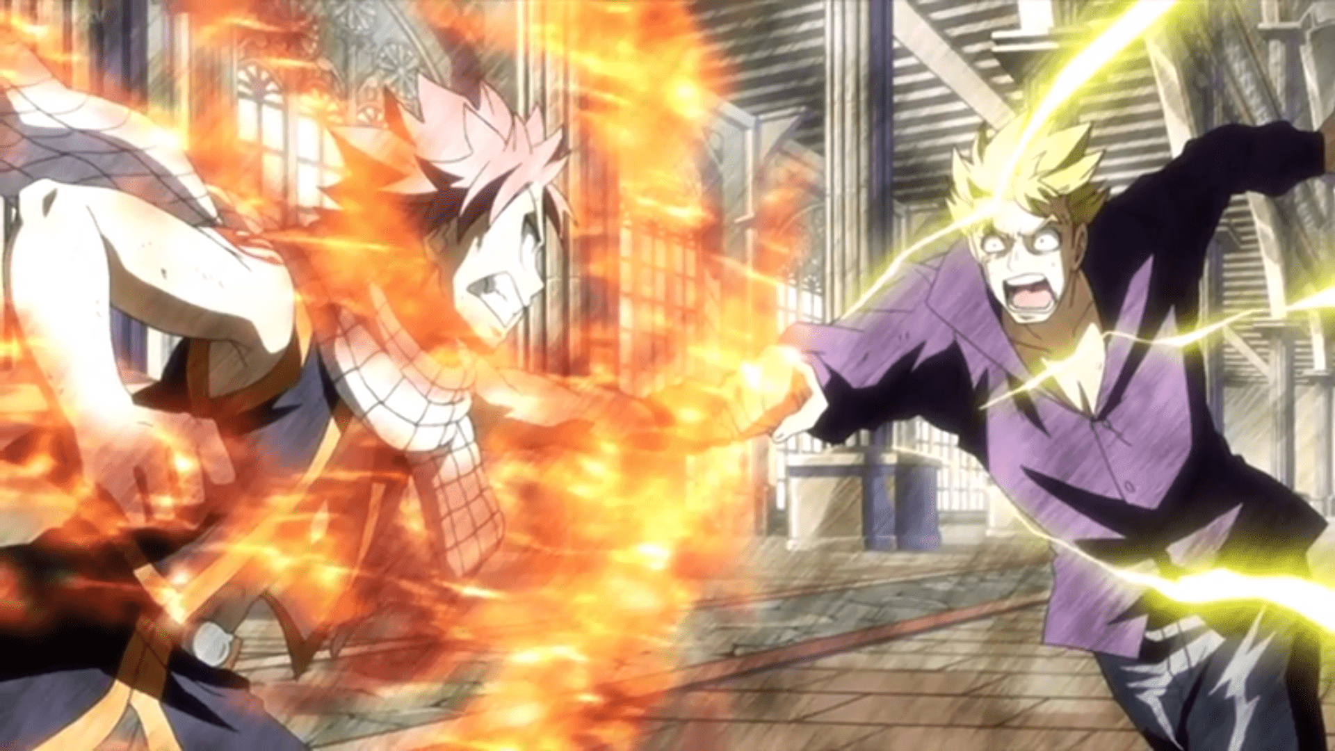 1920x1080 Natsu vs #Laxus #Fairytail #Aramgaan. Cool anime picture, Best action anime, Anime