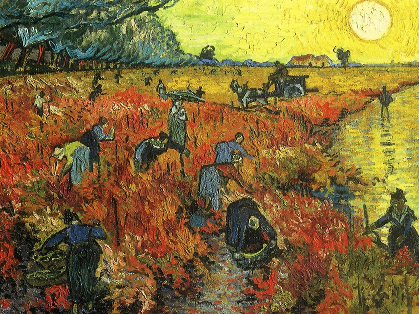 1400x1050 Painting of Vincent Van Gogh work Desktop wallpaper 1400x1050