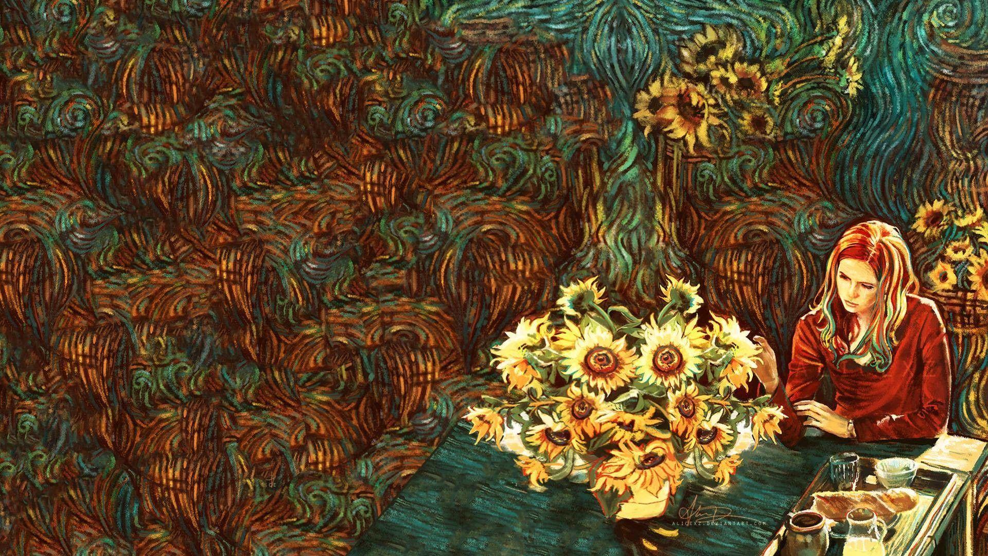 1920x1080 Explore Van Gogh Sunflowers, Wallpaper Art, And More Gogh Amy Pond HD Wallpaper