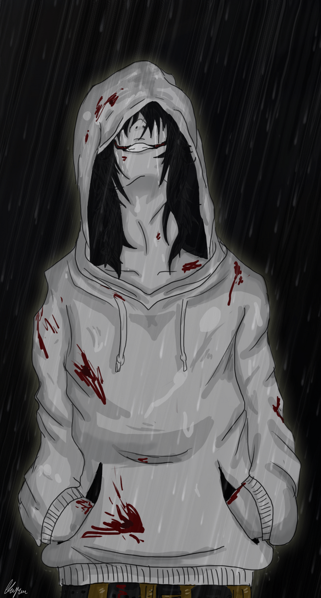 Tired of the 'anime cute' Jeff the killer design, so I remade the original.  : r/creepypasta