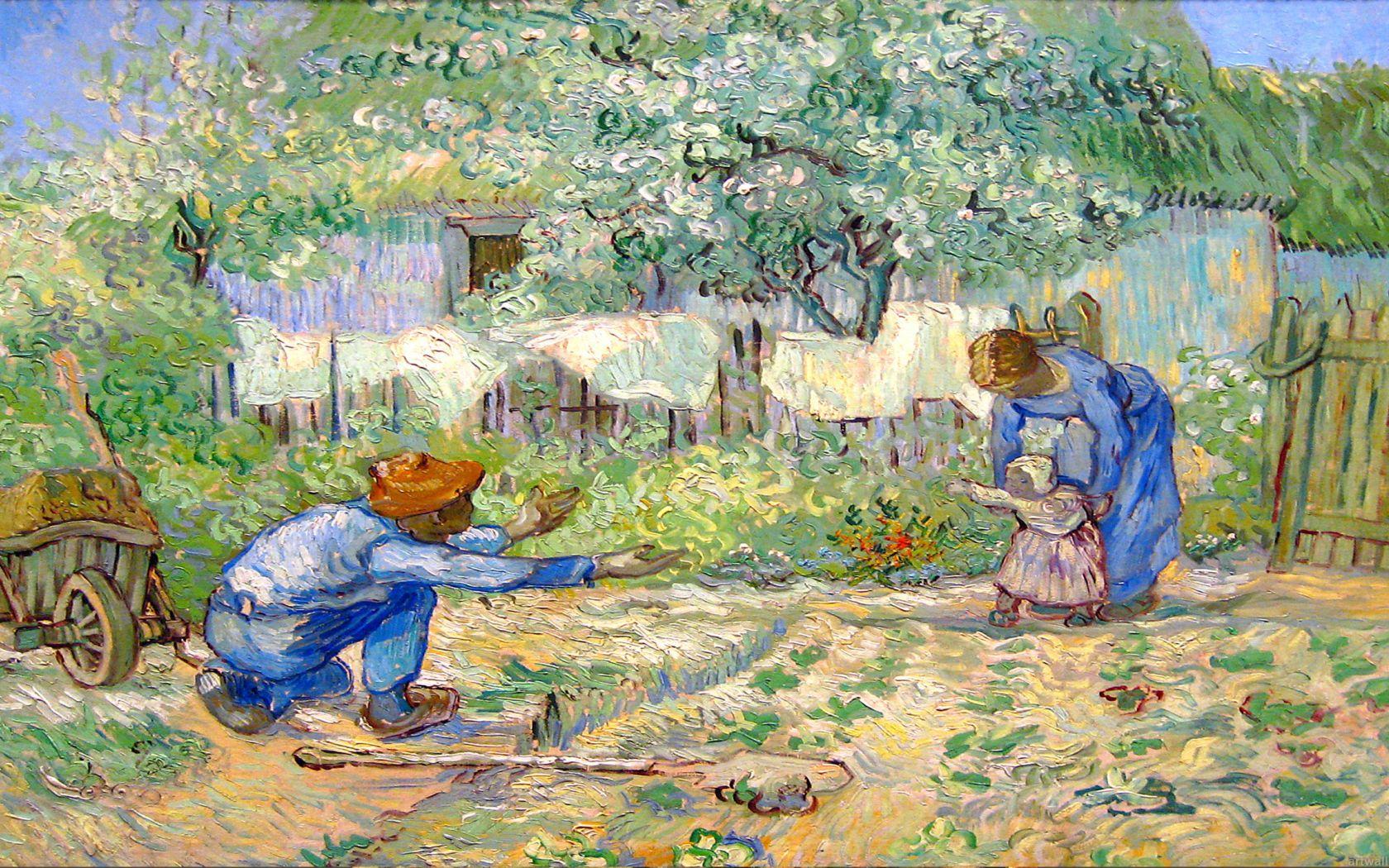 1680x1050 Painting of Vincent Van Gogh Desktop wallpaper 1680x1050