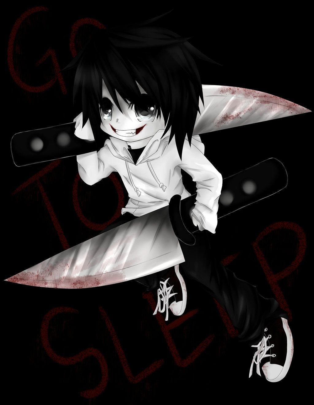 Trollface and Jeff the Killer girl fanart 2  AI Anime Girls as  Creepypasta Images  Know Your Meme