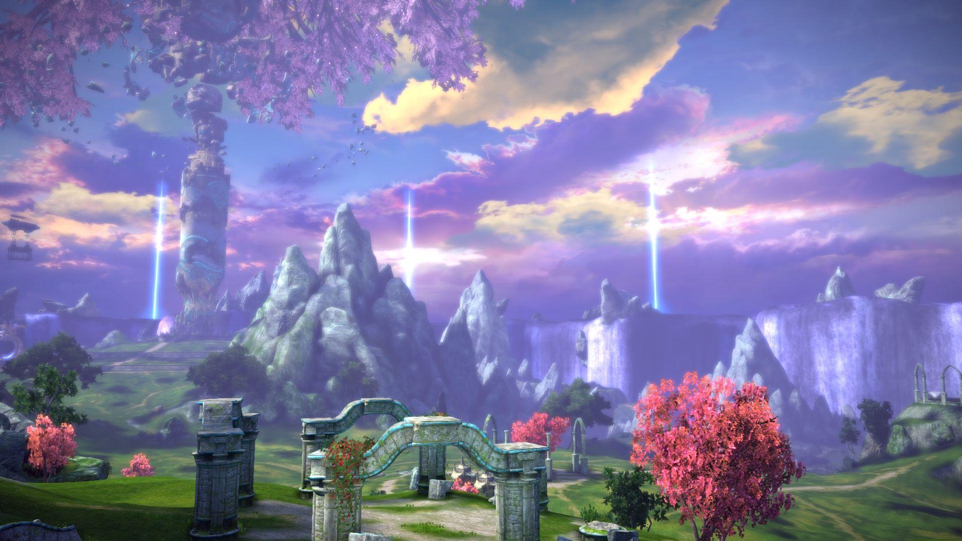 1920x1080 game, Tera Online, blue, purple, colors, games, Tera wallpaper