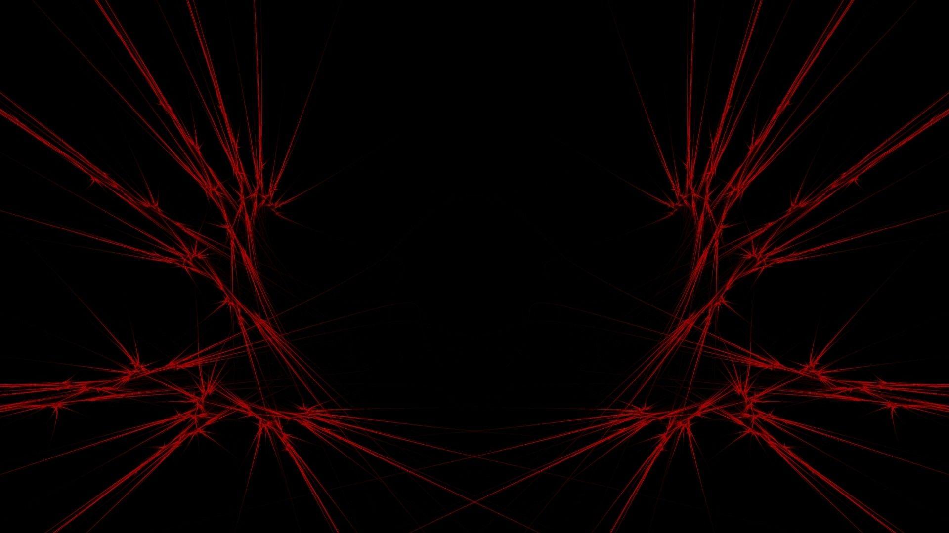 1920x1080 Red and Black Abstract Background