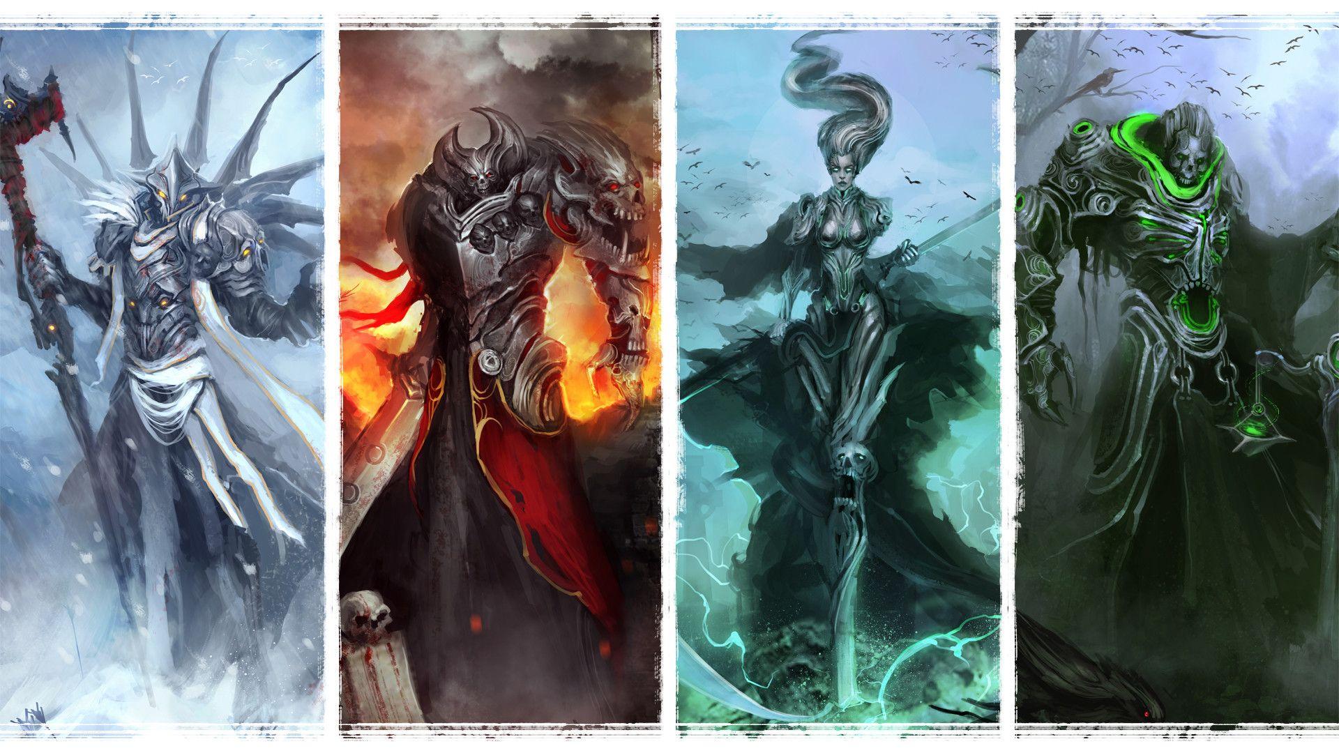 1920x1080 Dark Four Horsemen Of The Apocalypse Wallpaper:1920x1080