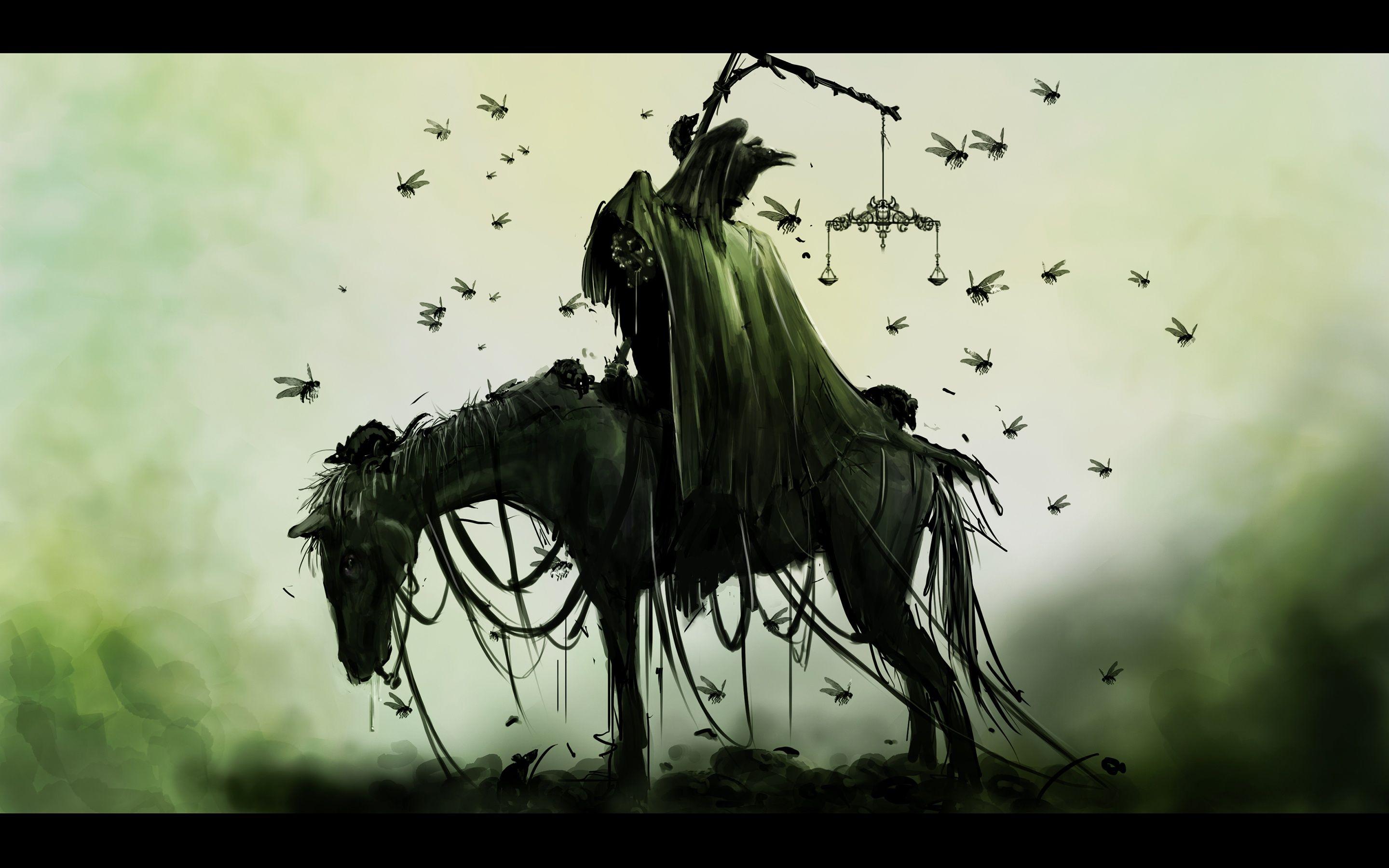 2880x1800 Four Horsemen Of The Apocalypse Wallpaper