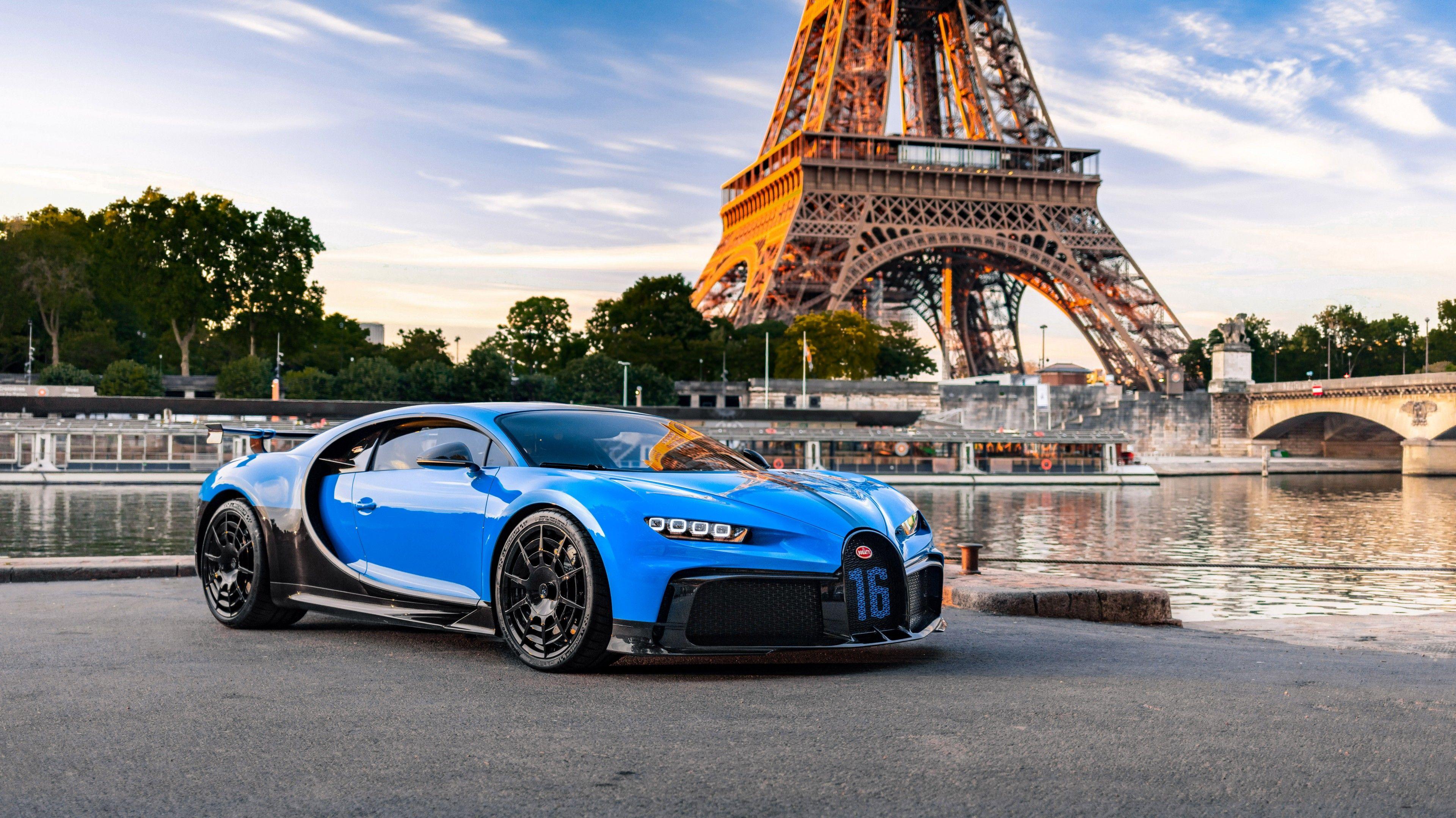 3840x2160 Bugatti Chiron Pur Sport 4K Wallpaper, Paris, 5K, 8K, Cars