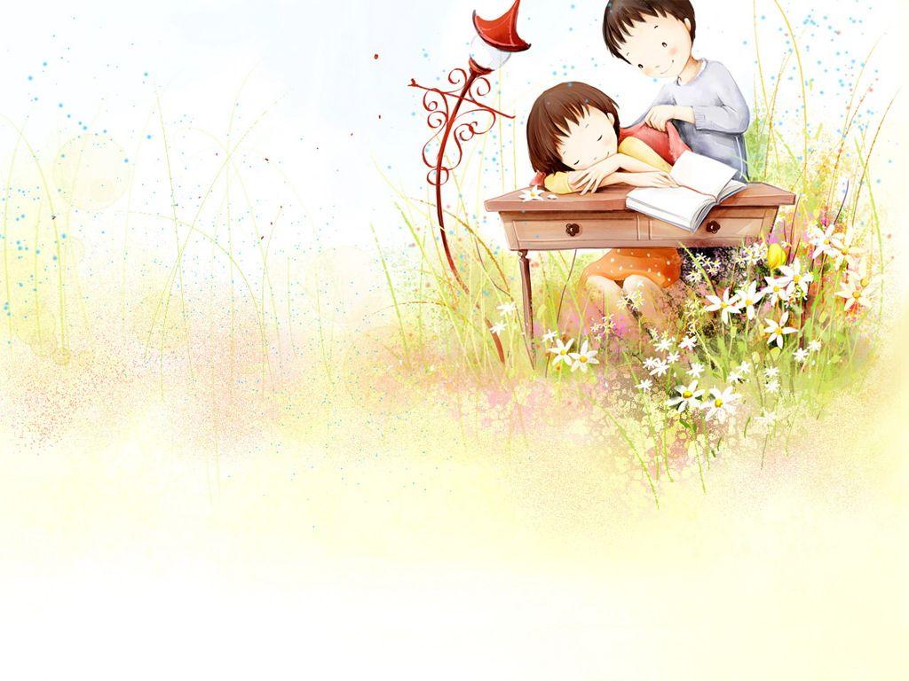1024x768 Korean Cartoon Collection Di Qiji 45029. CUTE WALLPAPERS