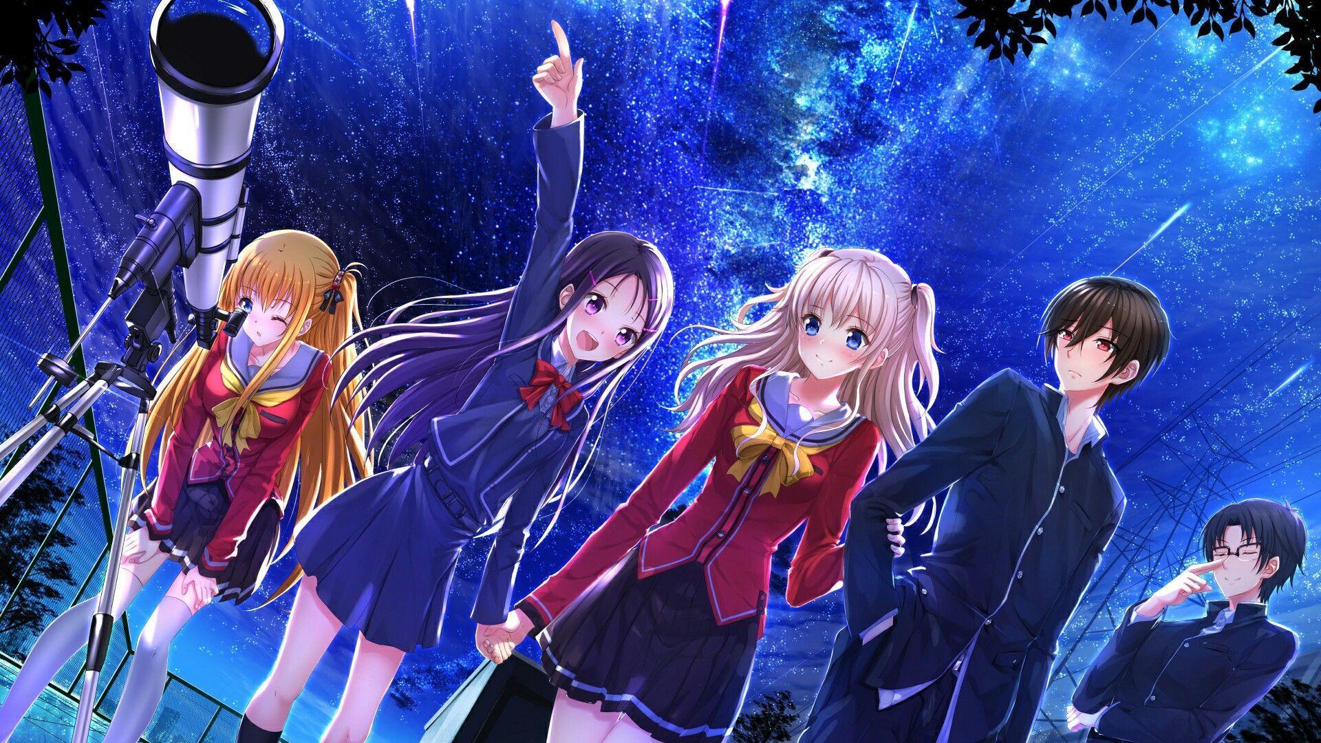 1920x1080 Charlotte Anime Wallpaper