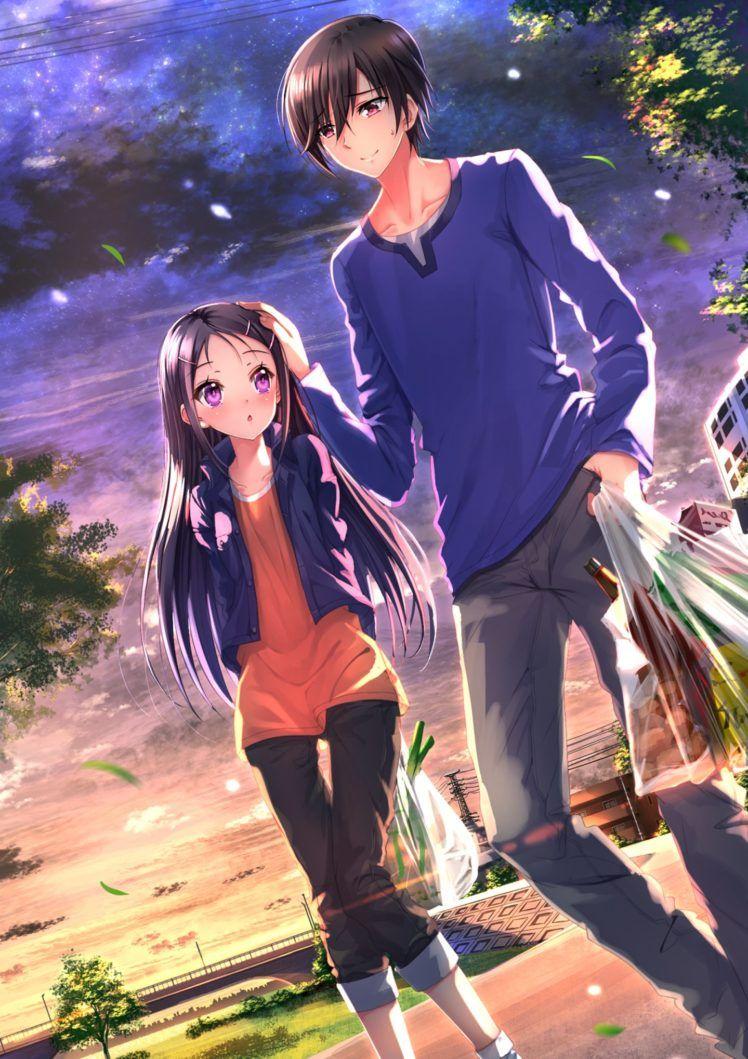 748x1059 anime, Girl, Charlotte, Anime, Series, Couple, Love, Long, Hair Wallpaper HD / Desktop and Mobile Background