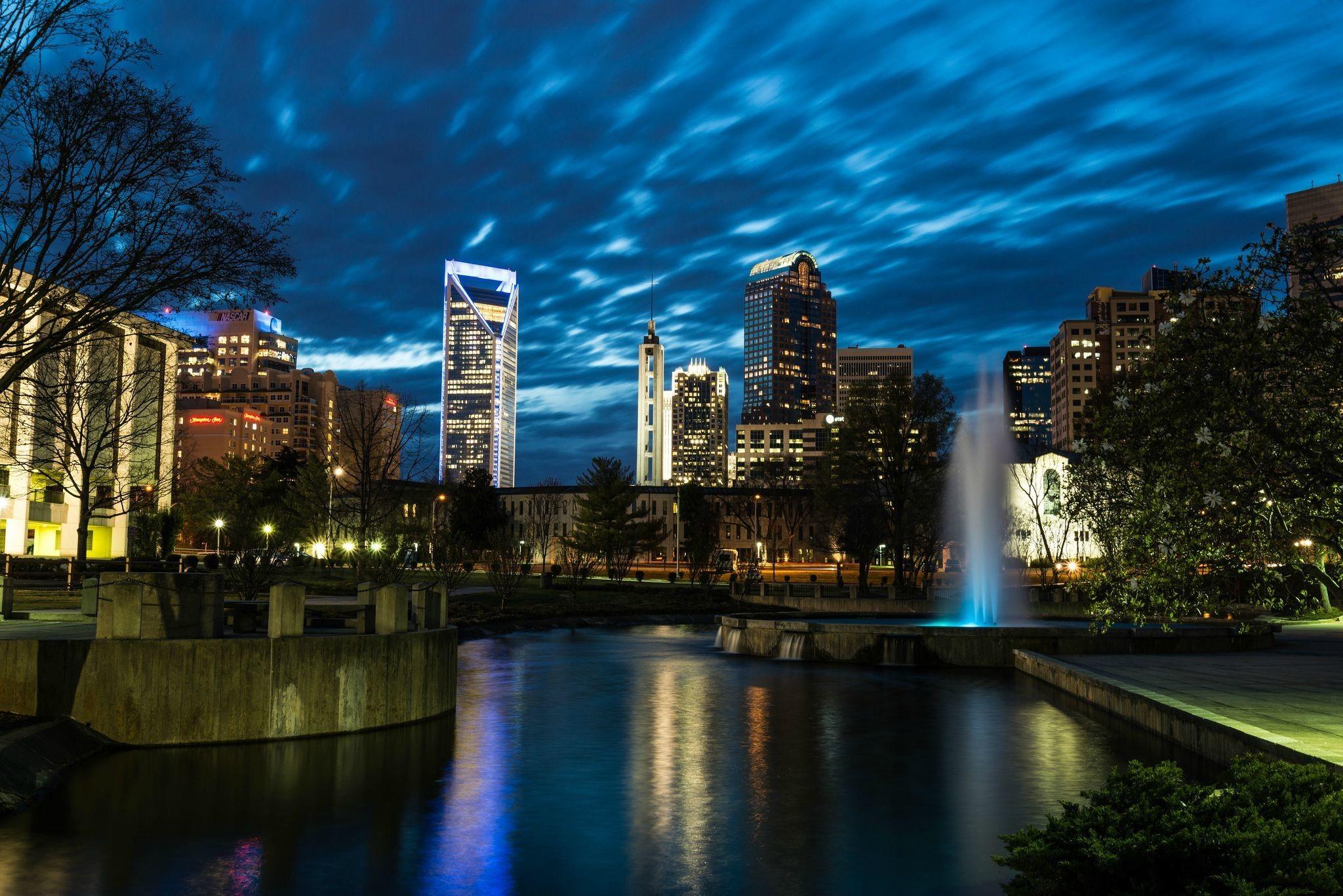 2048x1367 Download Wallpaper Charlotte, North Carolina, Building Nc HD Wallpaper