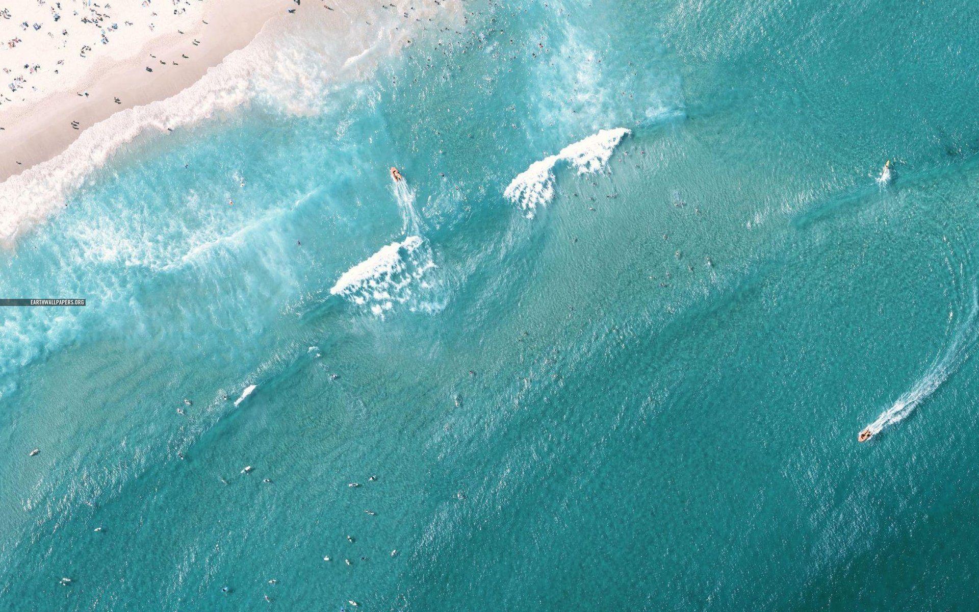 1920x1200 Aerial Beach