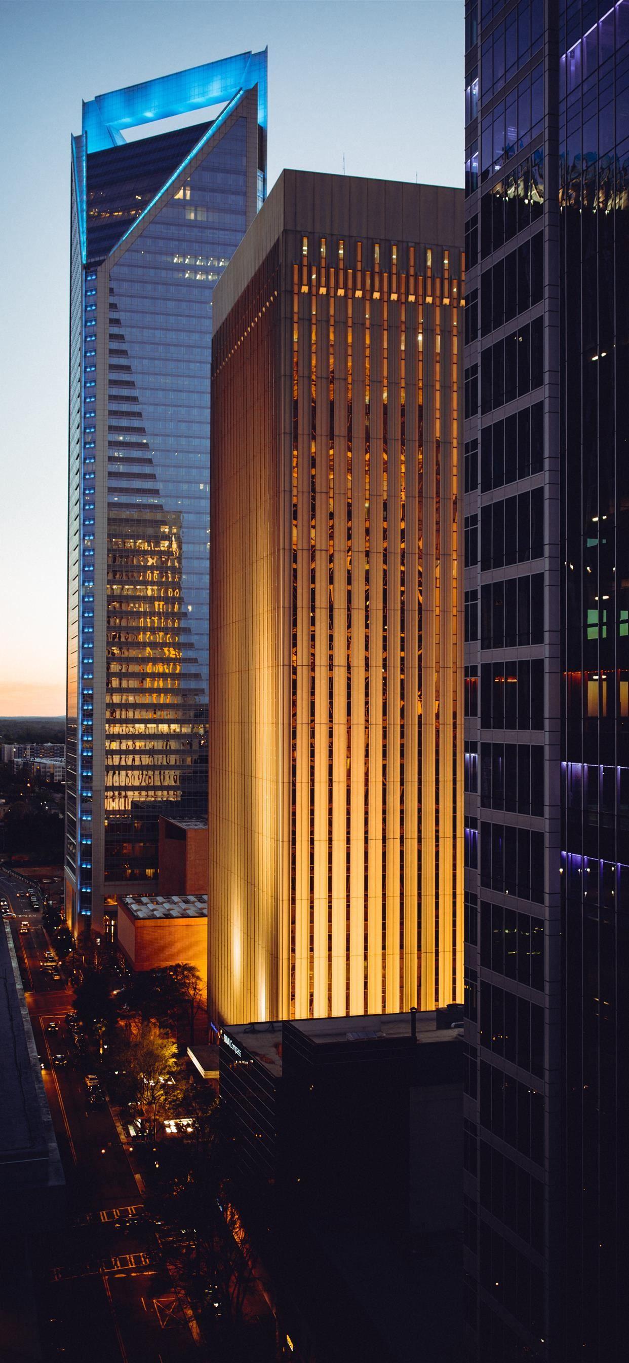 1080x1920 Uptown Charlotte US iPhone SE Wallpaper Free Download