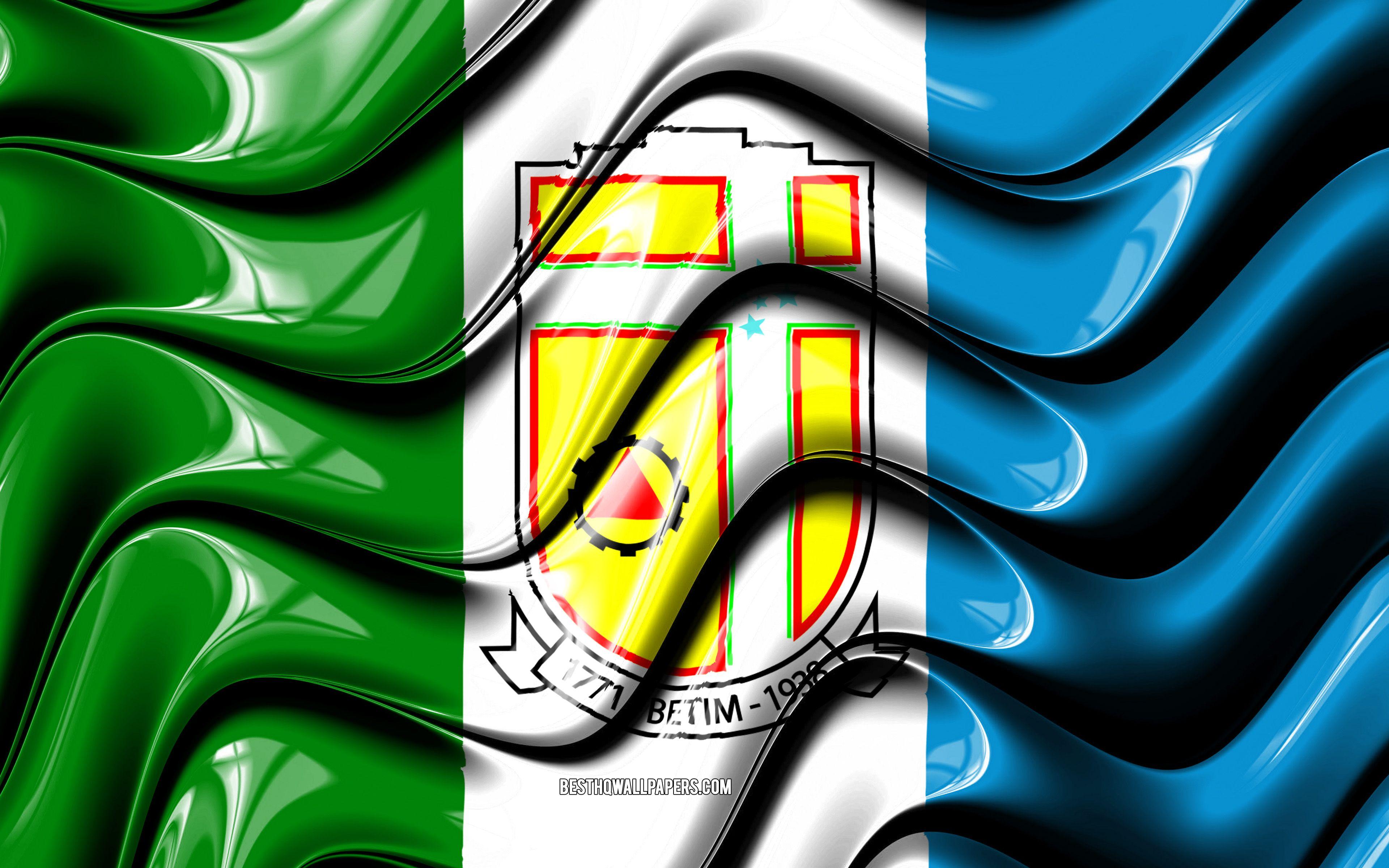 3840x2400 Download wallpaper Betim Flag, 4k, Cities of Brazil, South America, Flag of Betim, 3D art, Betim, Brazilian cities, Betim 3D flag, Brazil for desktop with resolution 3840x2400. High Quality HD picture wallpaper