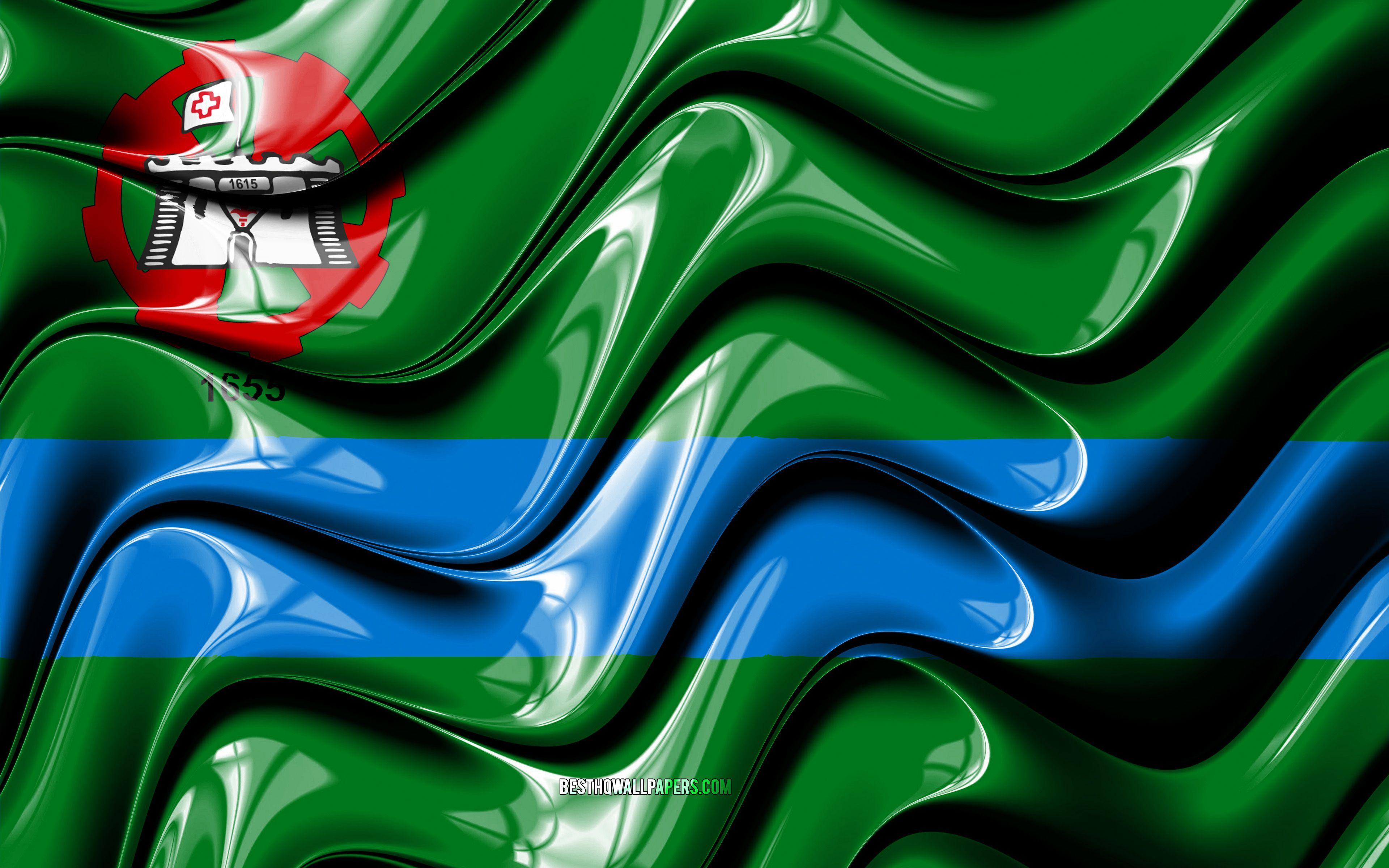 3840x2400 Download wallpaper Jundiai Flag, 4k, Cities of Brazil, South America, Flag of Jundiai, 3D art, Jundiai, Brazilian cities, Jundiai 3D flag, Brazil for desktop with resolution 3840x2400. High Quality HD picture wallpaper