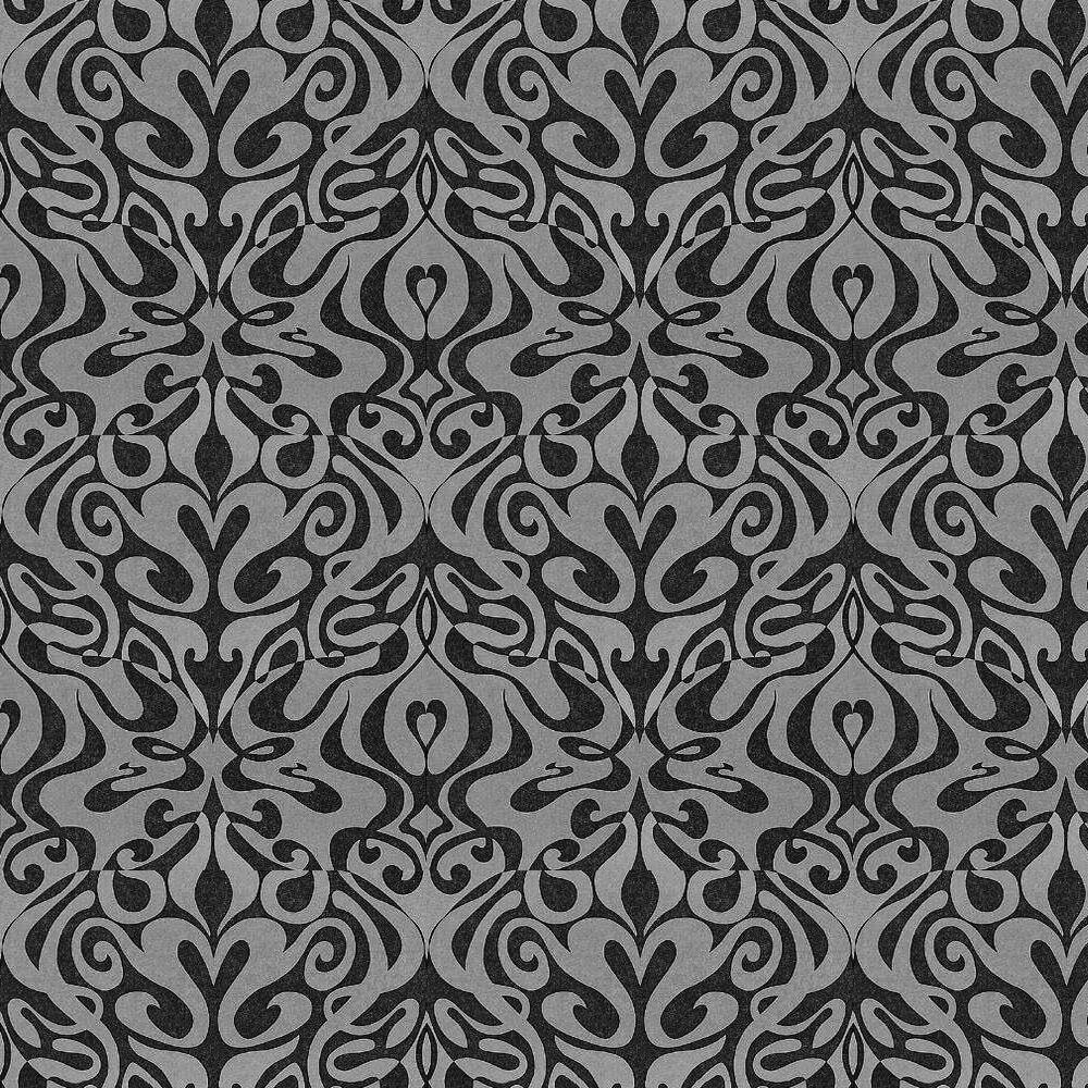 1000x1000 Woodstock by Cole & Son Foil / Black : Wallpaper Direct