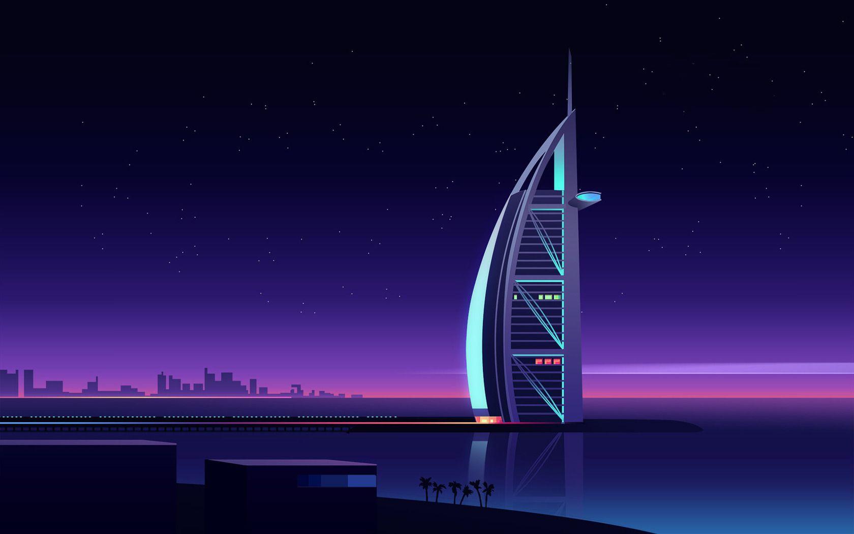 1680x1050 Dubai Burj Al Arab Hotel 1680x1050 Resolution HD 4k Wallpaper, Image, Background, Photo and Picture