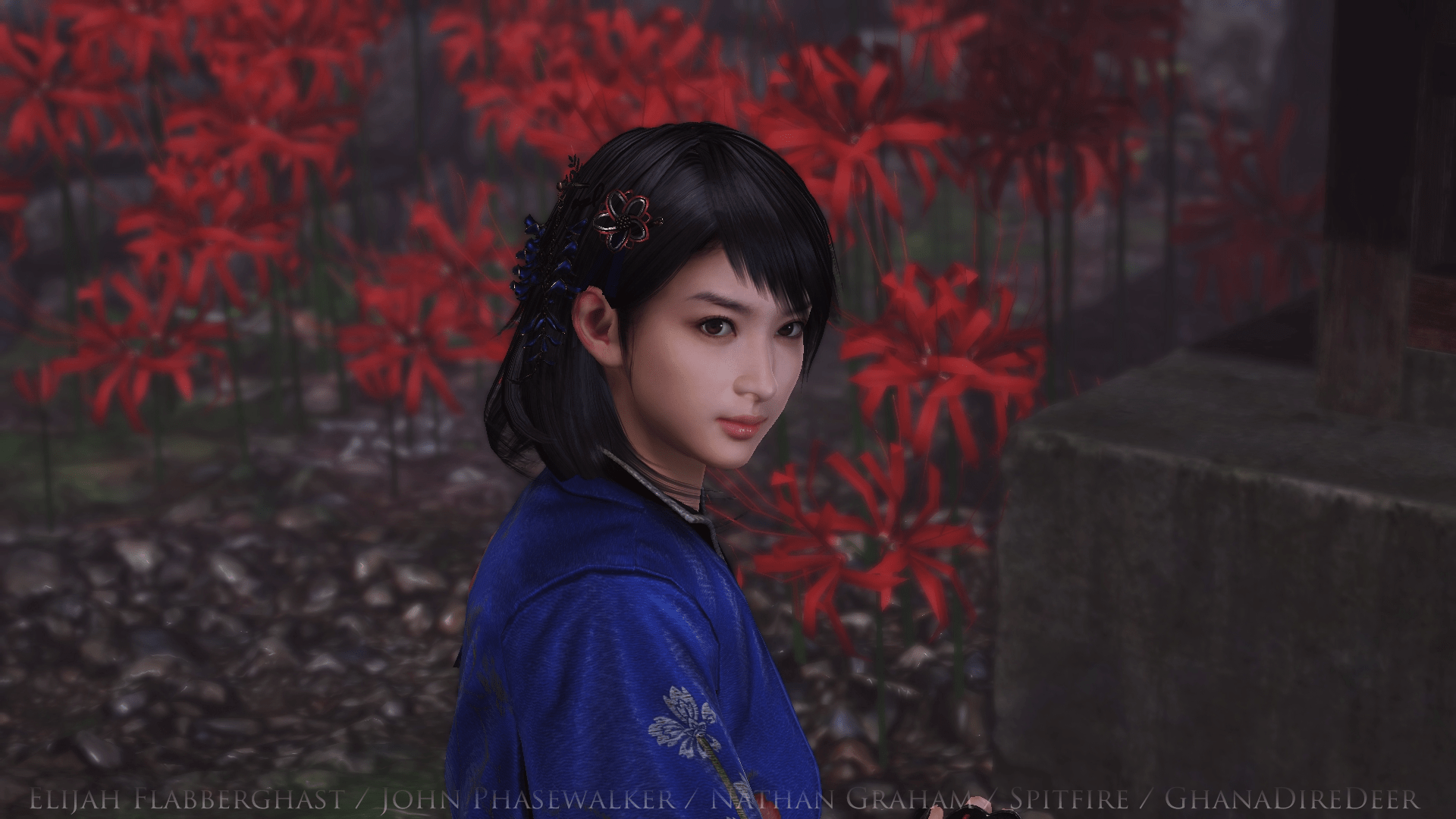1920x1080 GW, Nioh. 鬼女 - 仁王
