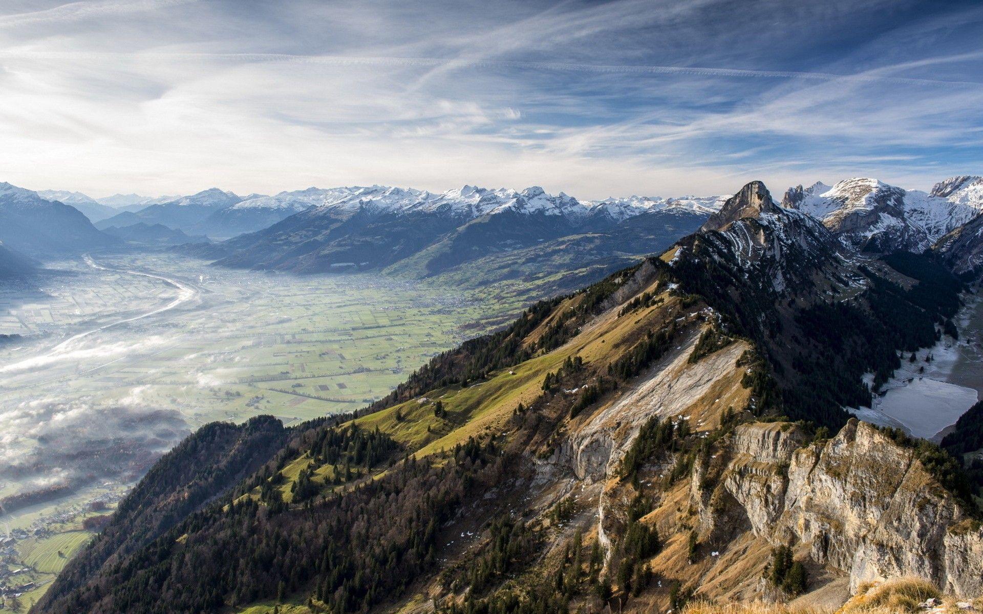 1920x1200 Daily Wallpaper: Mountain Landscape. I Like To Waste My Time