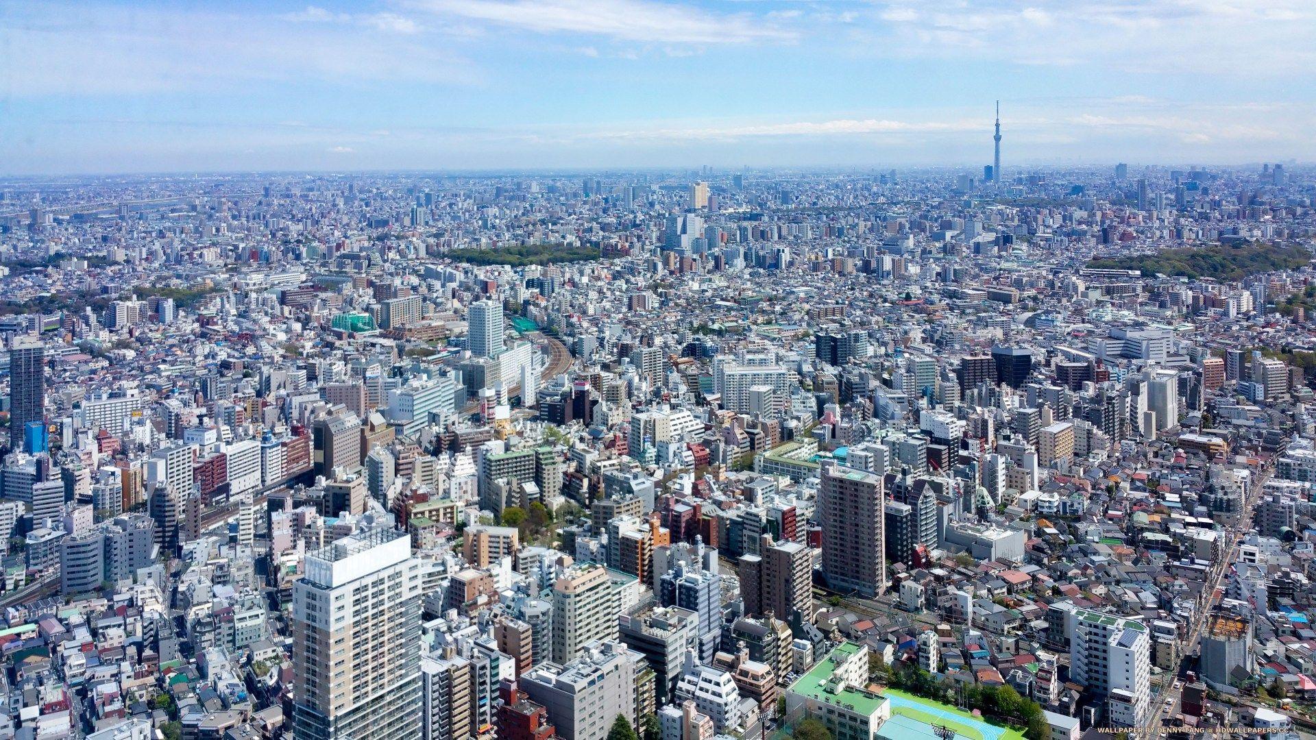 1920x1080 Tokyo Aerial View