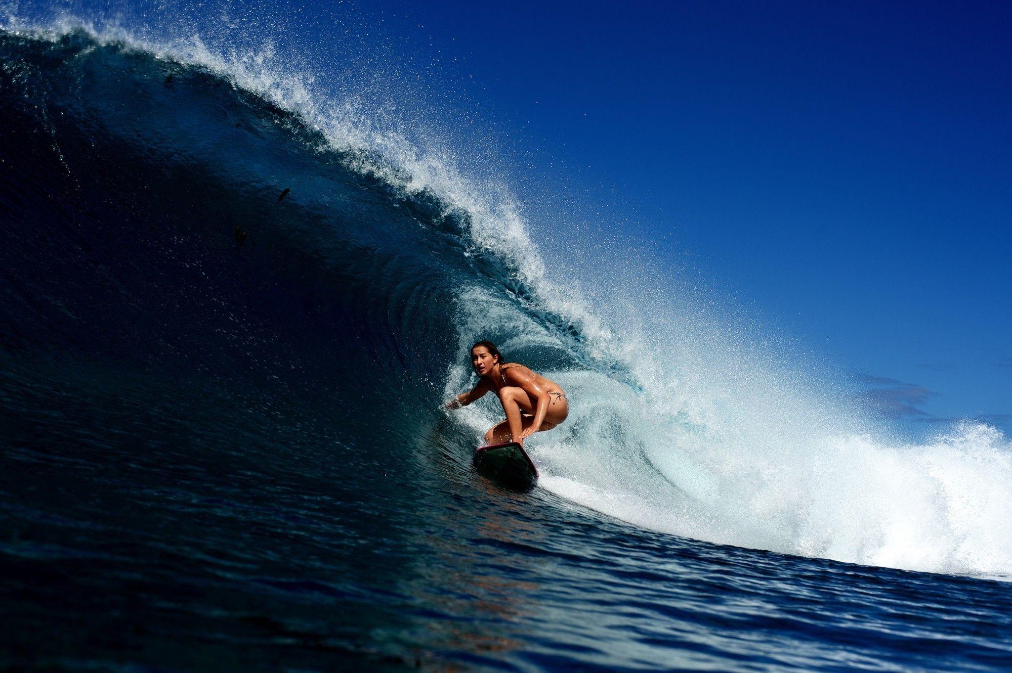 2000x1331 Wave Surf Wallpaper HD HD Wallpaper