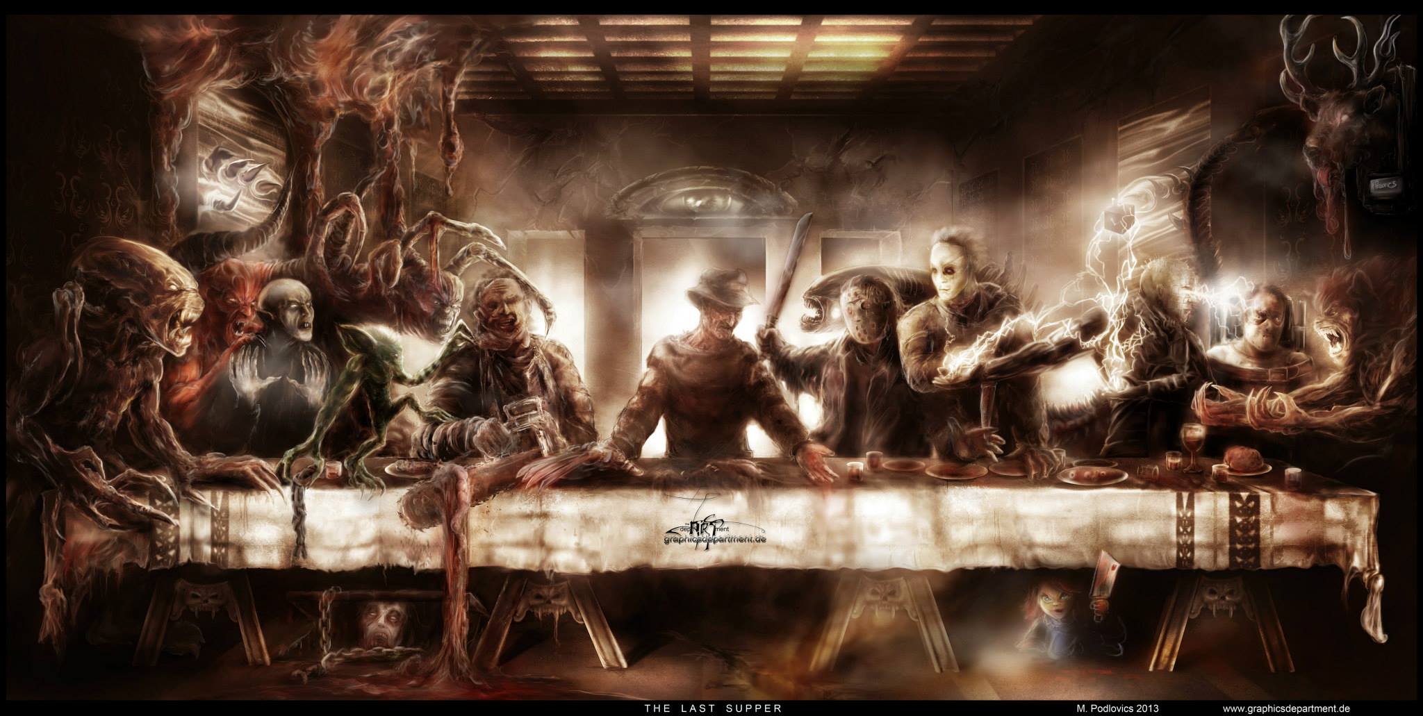 2048x1031 Horror Movies Wallpaper